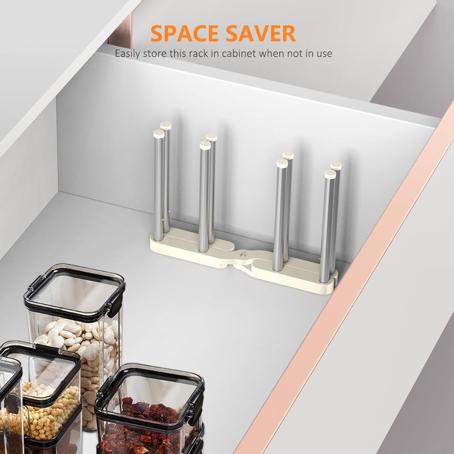 Soporte Plegable para Secar Botellas y Tazas KORRTFID