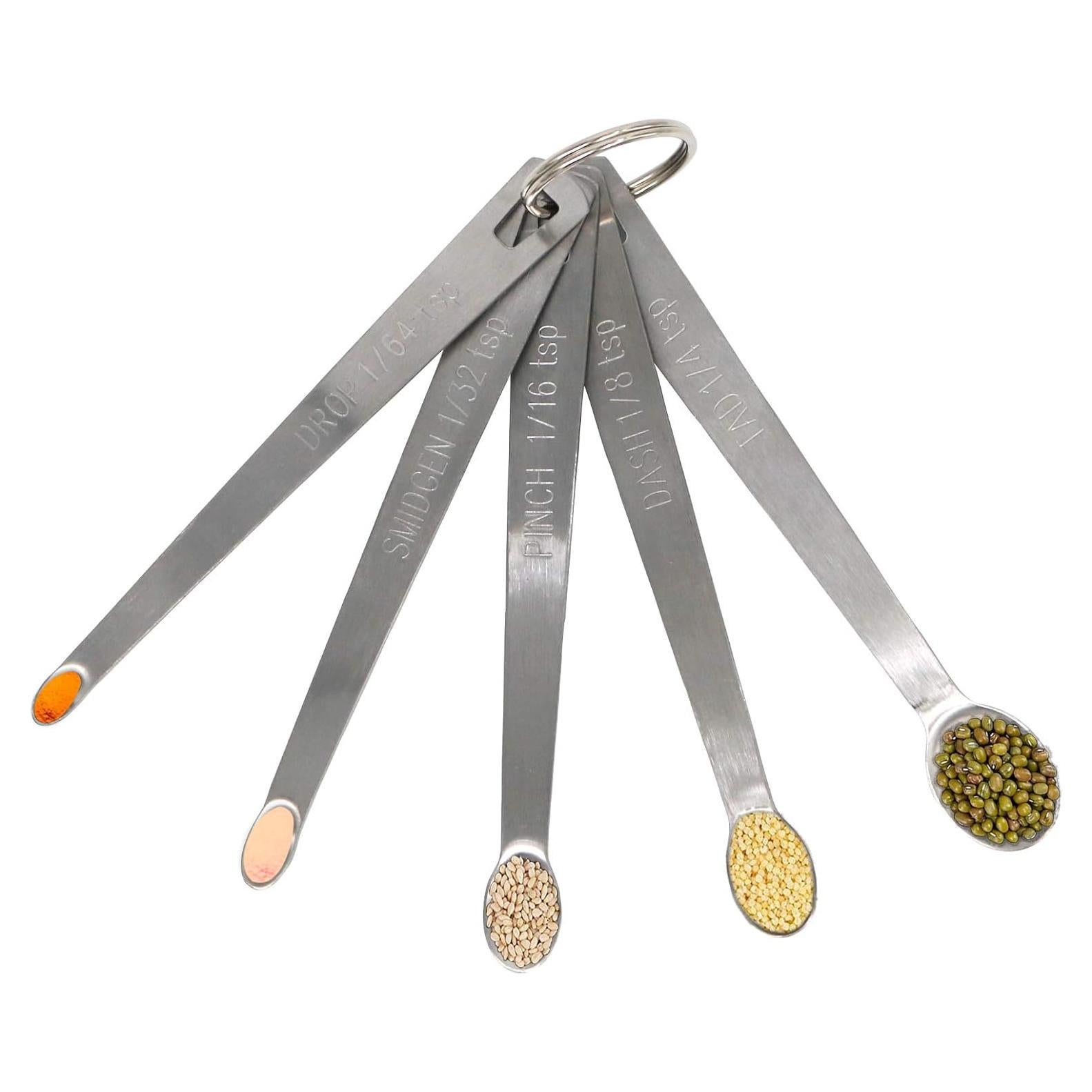 Juego de Cucharas Medidoras BERYLER Acero Inoxidable 5 Piezas