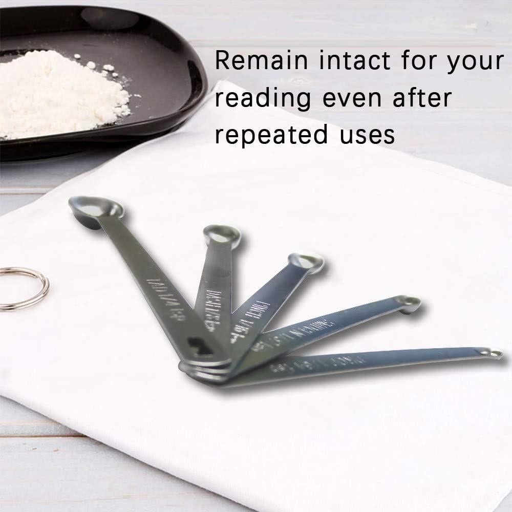 Juego de Cucharas Medidoras BERYLER Acero Inoxidable 5 Piezas