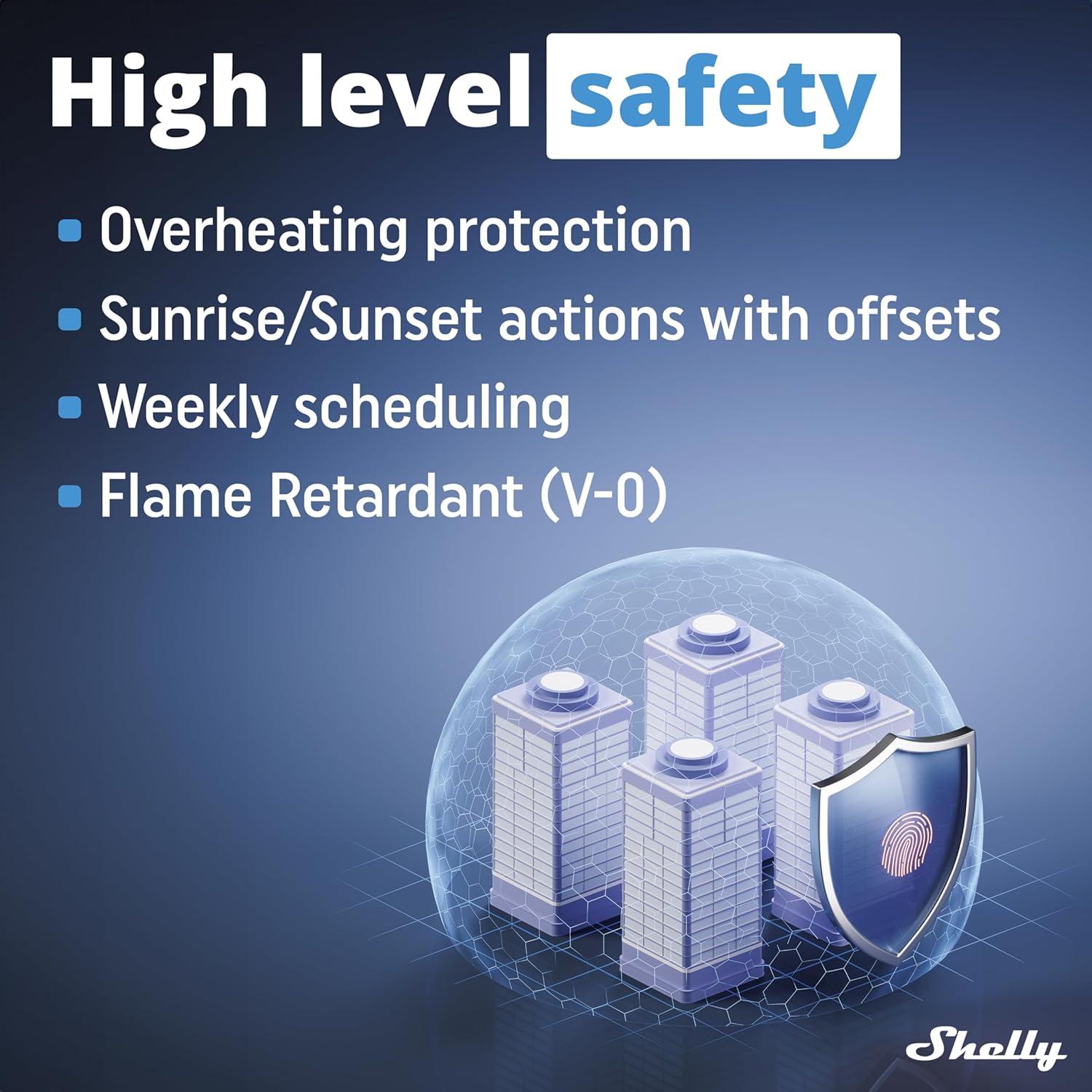 Interruptor inteligente Shelly Pro 1 | Wi-Fi y LAN | 16A