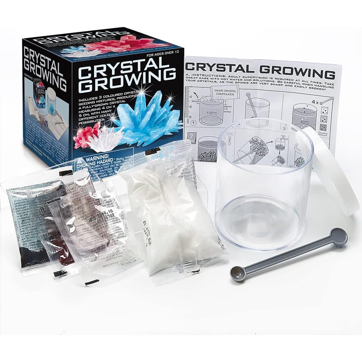 Kit de Crecimiento de Cristales 4M - 3 Cristales de Colores