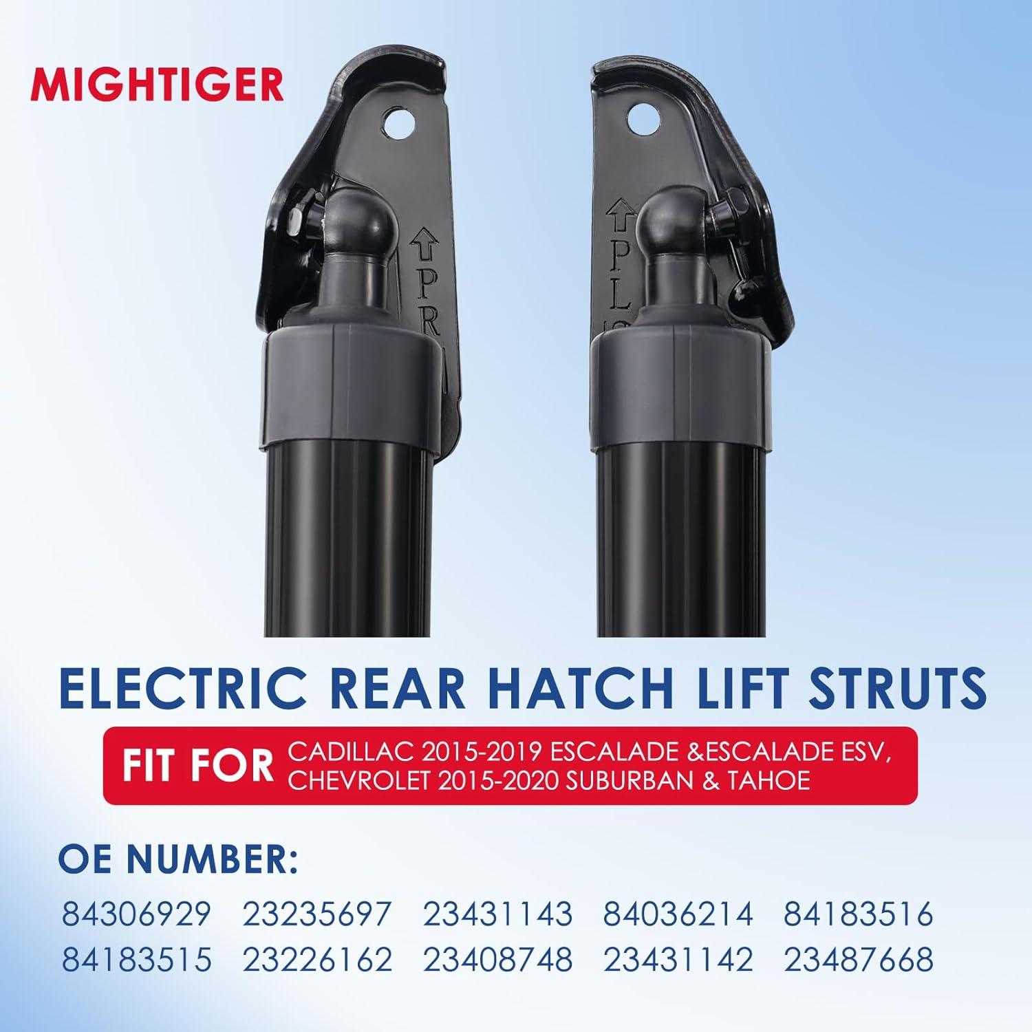 Struts de Gas MIGHTIGER para Puerta Trasera Cadillac 2015-2019