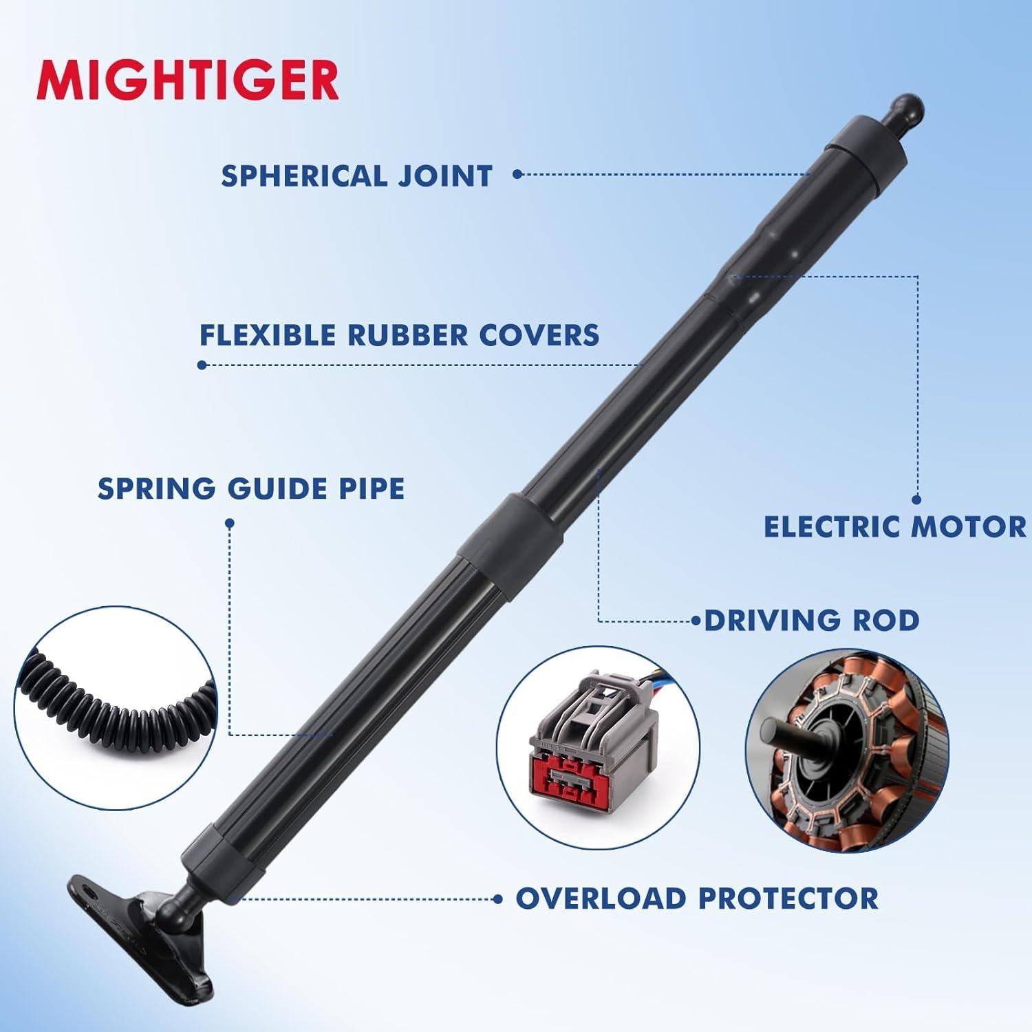 Struts de Gas MIGHTIGER para Puerta Trasera Cadillac 2015-2019