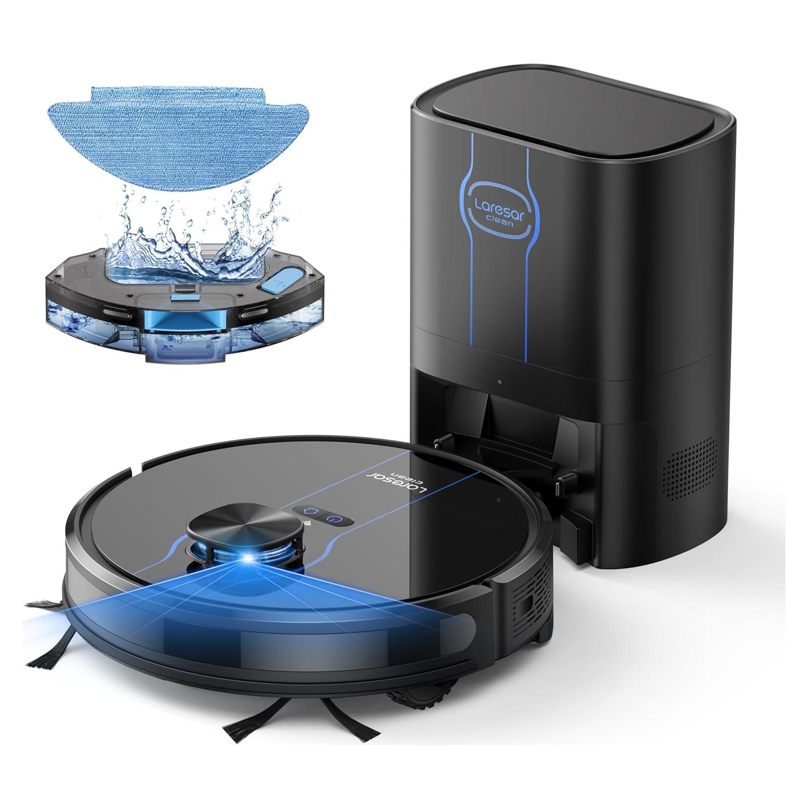 Aspiradora Robot Laresar Clean L6 Nex 3 en 1 con Auto-Desalojo