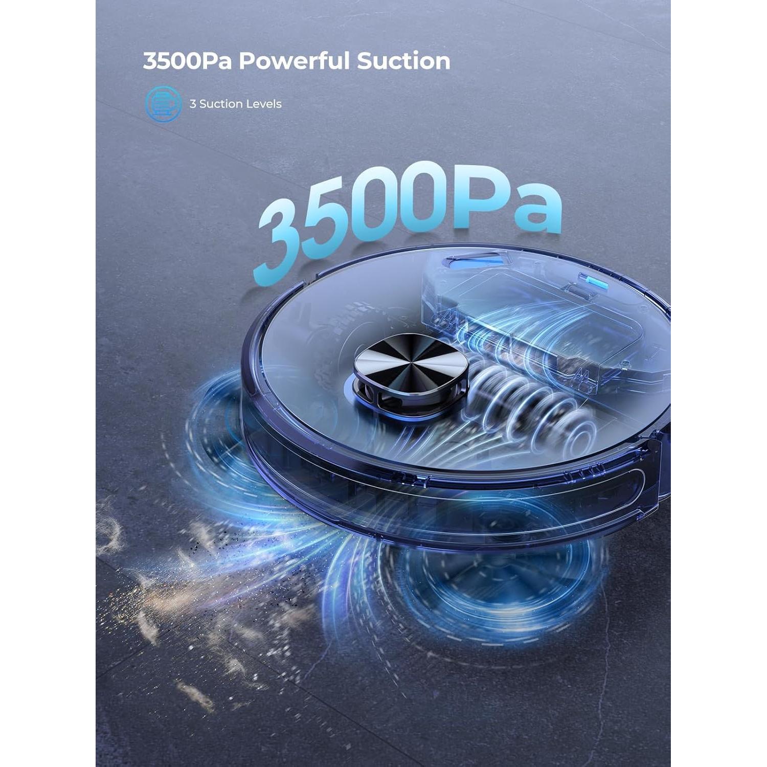 Aspiradora Robot Laresar Clean L6 Nex 3 en 1 con Auto-Desalojo