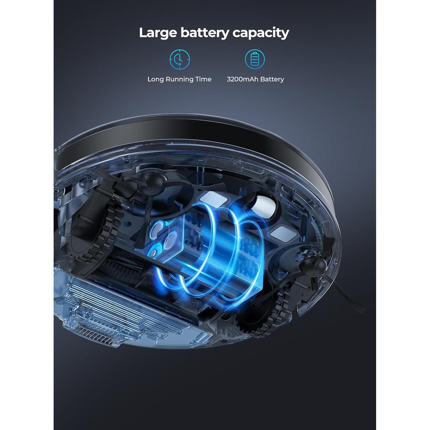 Aspiradora Robot Laresar Clean L6 Nex 3 en 1 con Auto-Desalojo