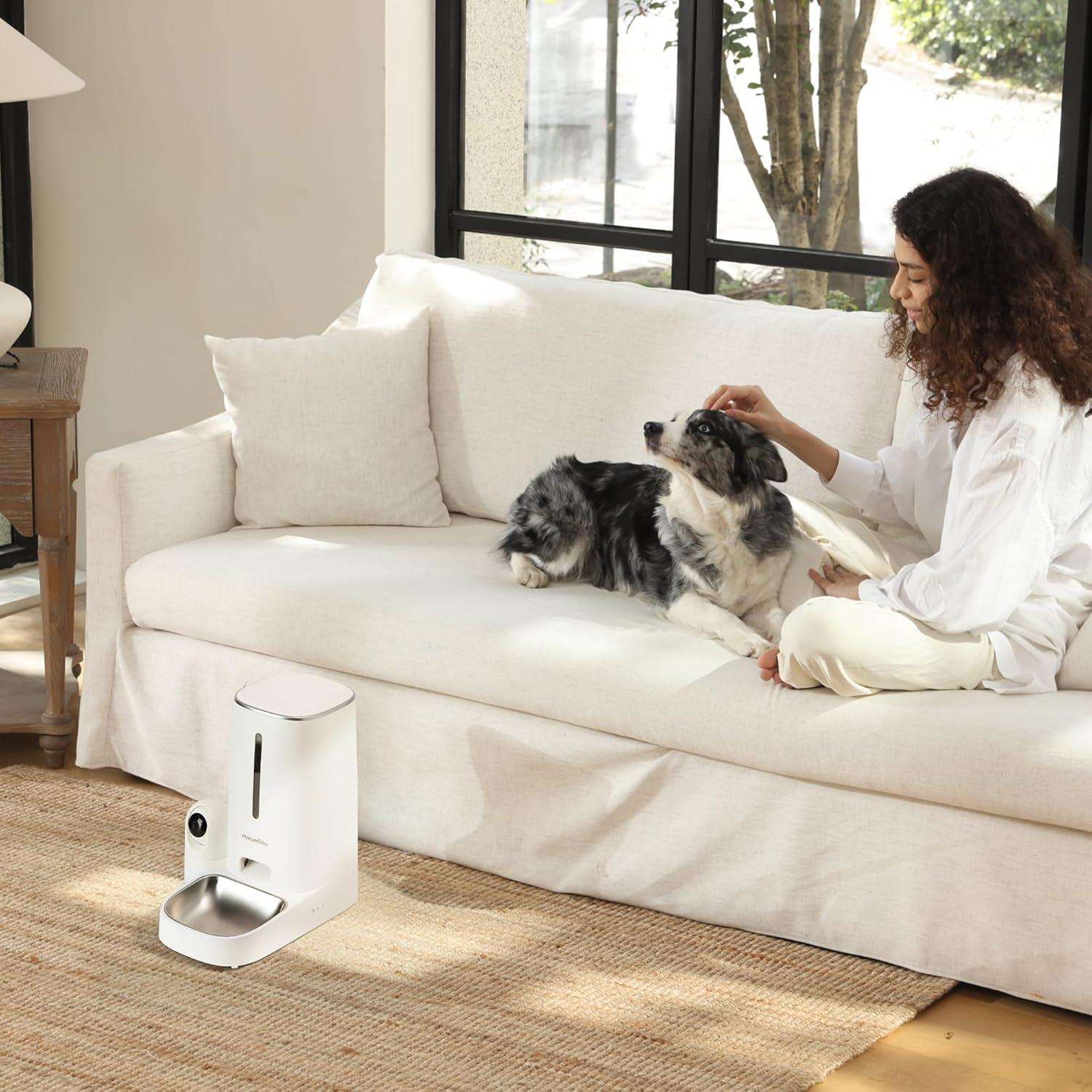 Comedero Automático FUKUMARU para Gatos HD 1080P WiFi