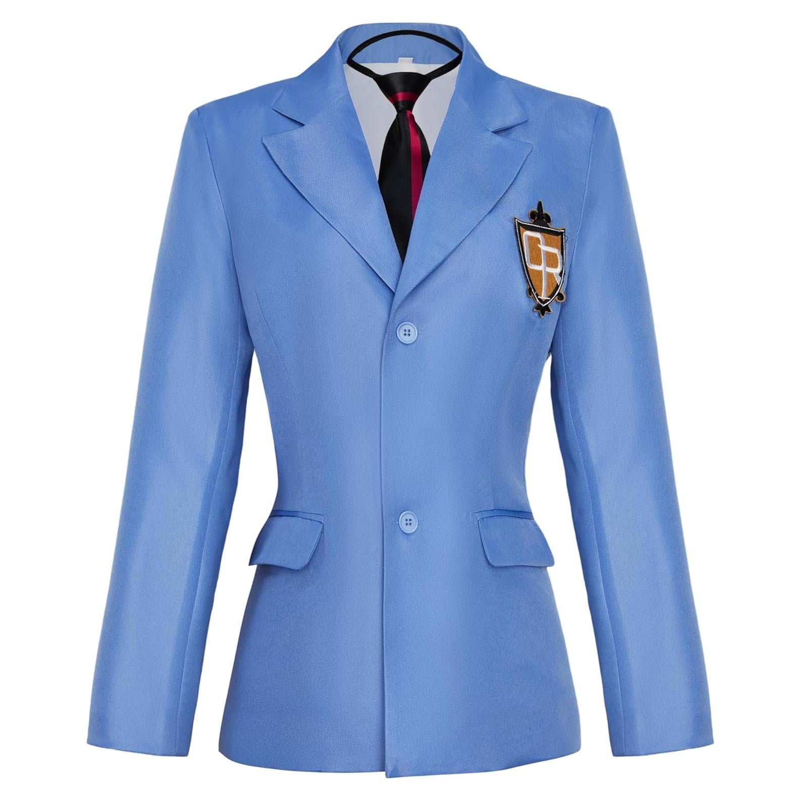 Disfraz de Cosplay Club de Host Secundaria Blazer con Corbata