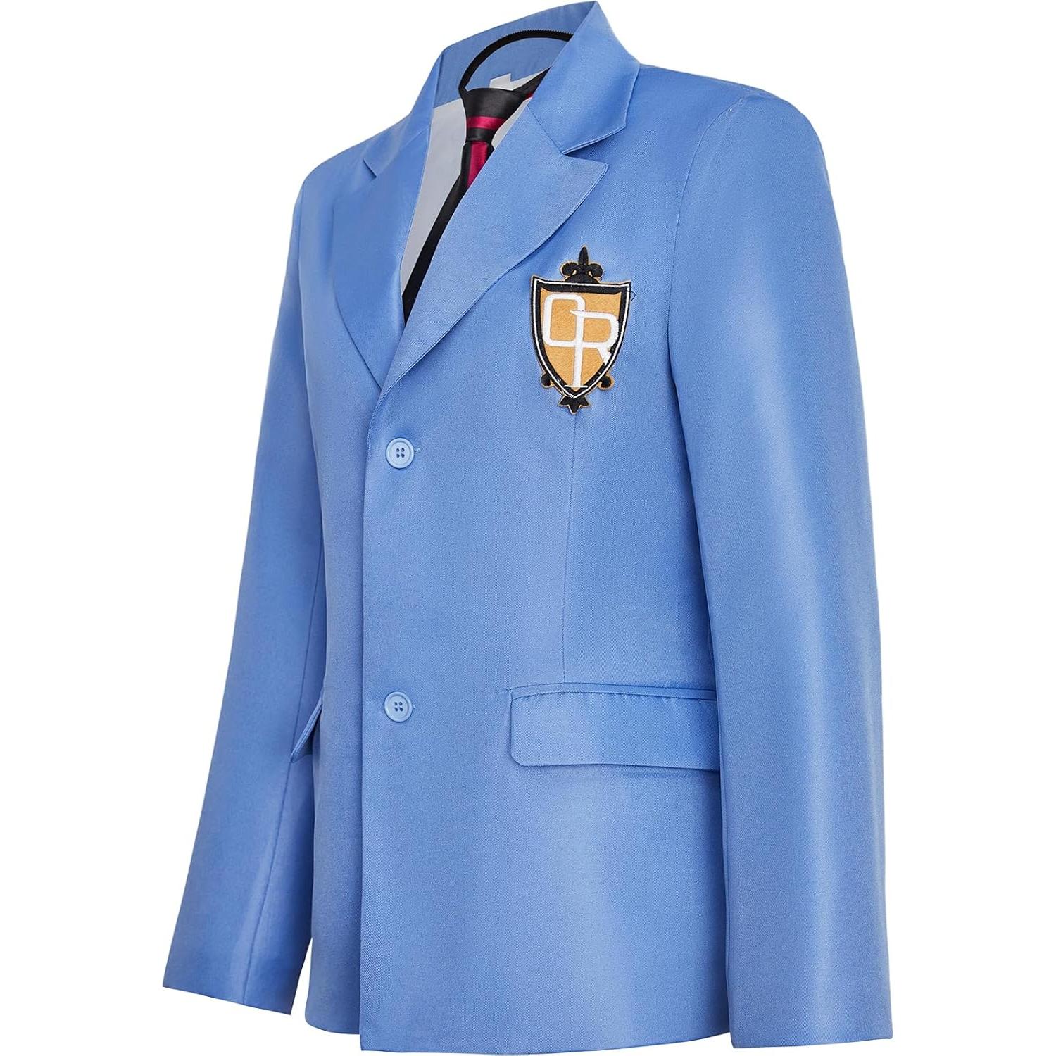 Disfraz de Cosplay Club de Host Secundaria Blazer con Corbata