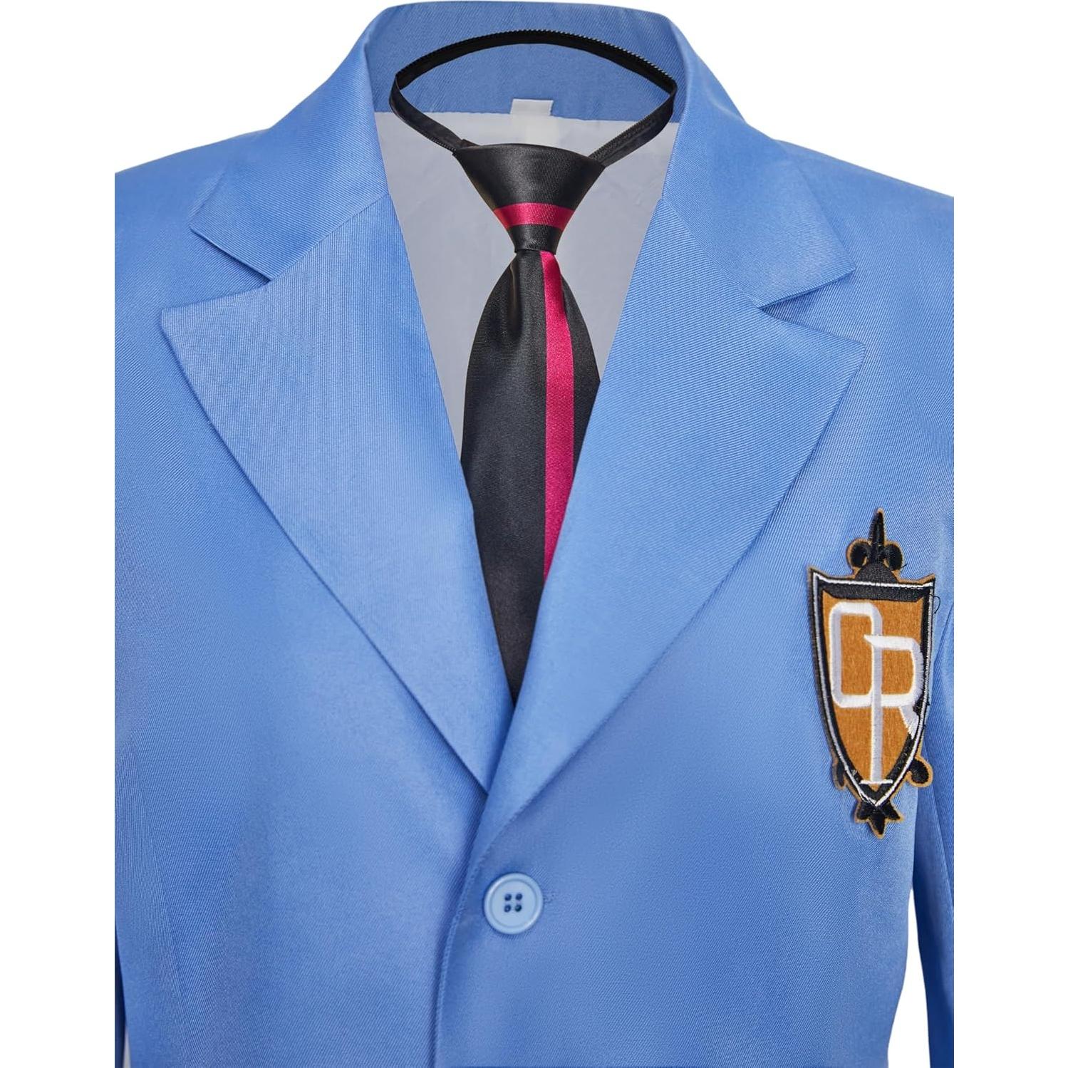 Disfraz de Cosplay Club de Host Secundaria Blazer con Corbata