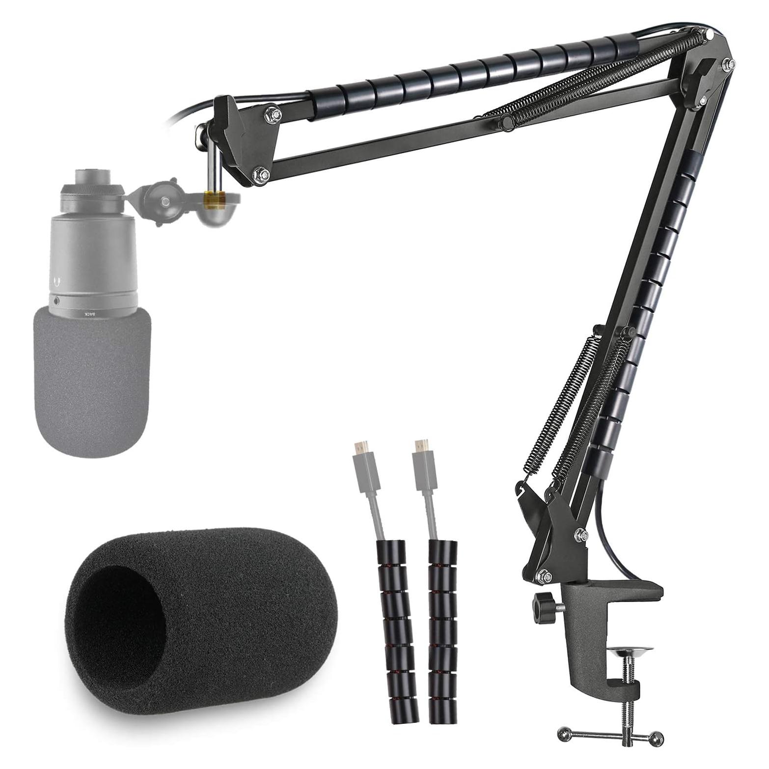 Soporte de micrófono YOUSHARES para AT2020 con filtro antipop