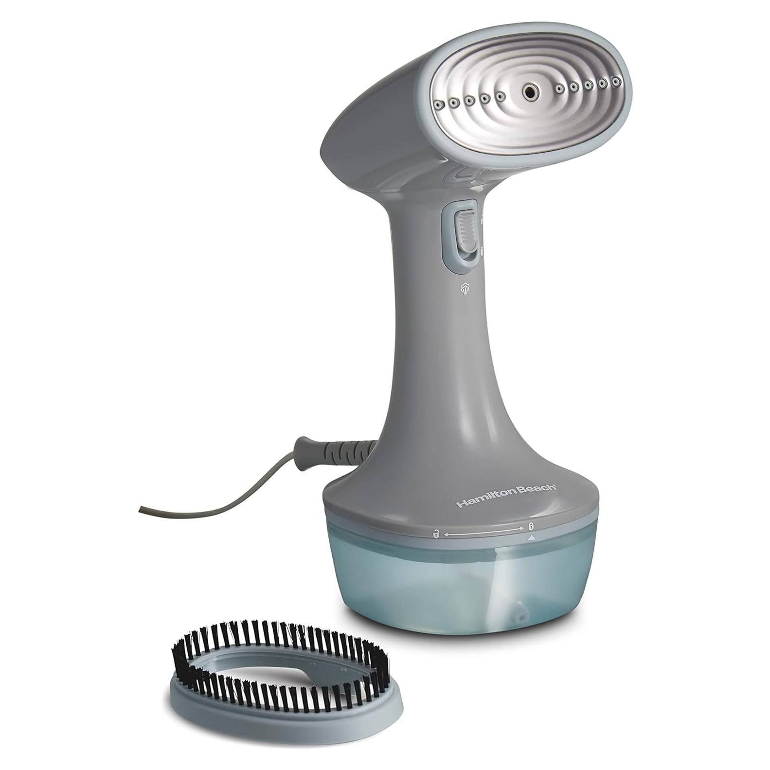 Hervidor de Ropa de Mano Hamilton Beach 1200W 400ml Gris y Azul