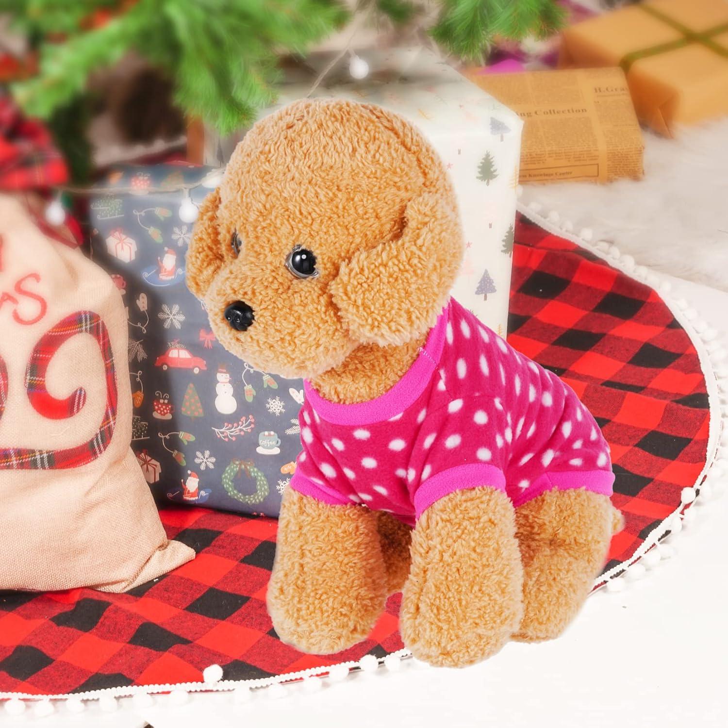 Suéteres de Forro Polar Rbenxia 4 Piezas para Perros XS