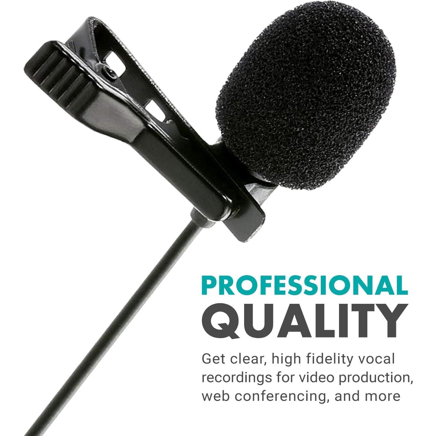 Micrófono Lavalier Movo M1 USB Omnidireccional 6.1m