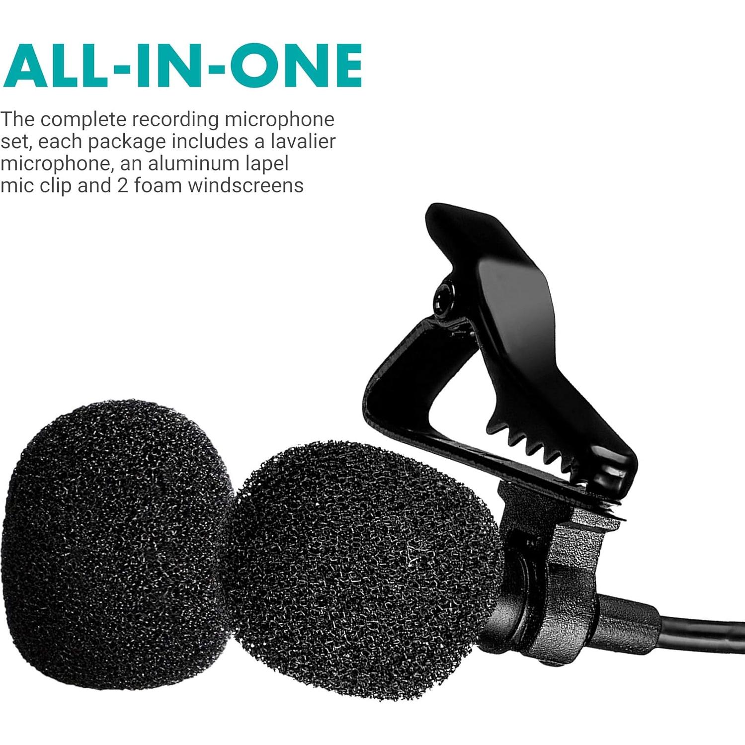 Micrófono Lavalier Movo M1 USB Omnidireccional 6.1m