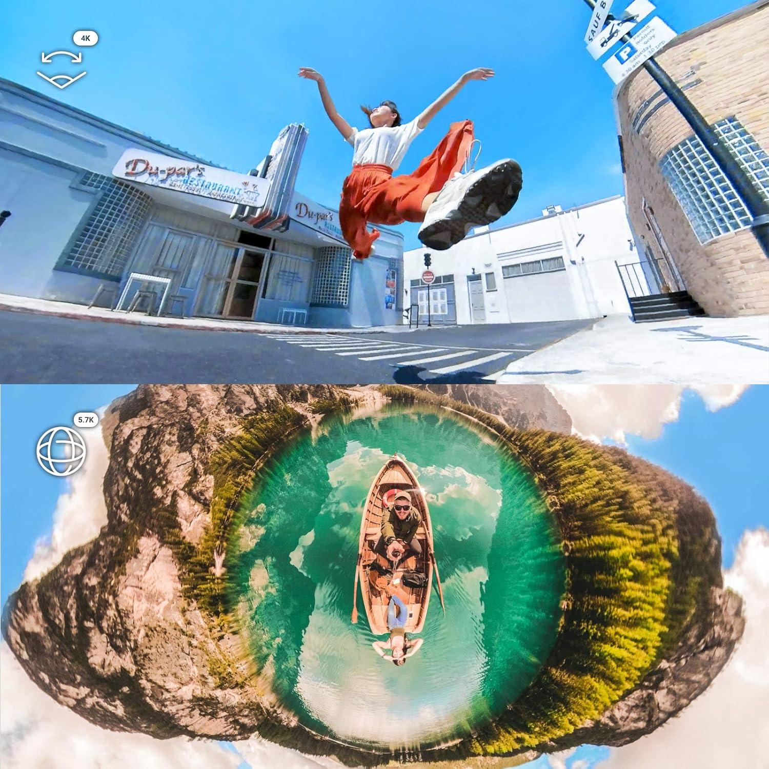 Cámara de Acción Insta360 ONE X2 360° 5.7K Impermeable