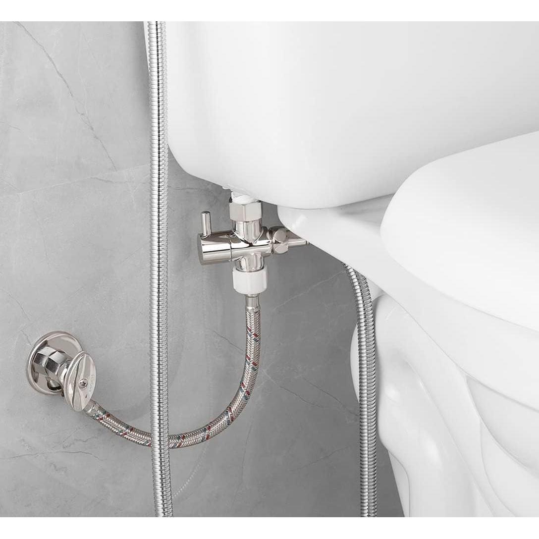 Adaptador en T de Latón Cromado Carvedexquisitely 22.2 mm