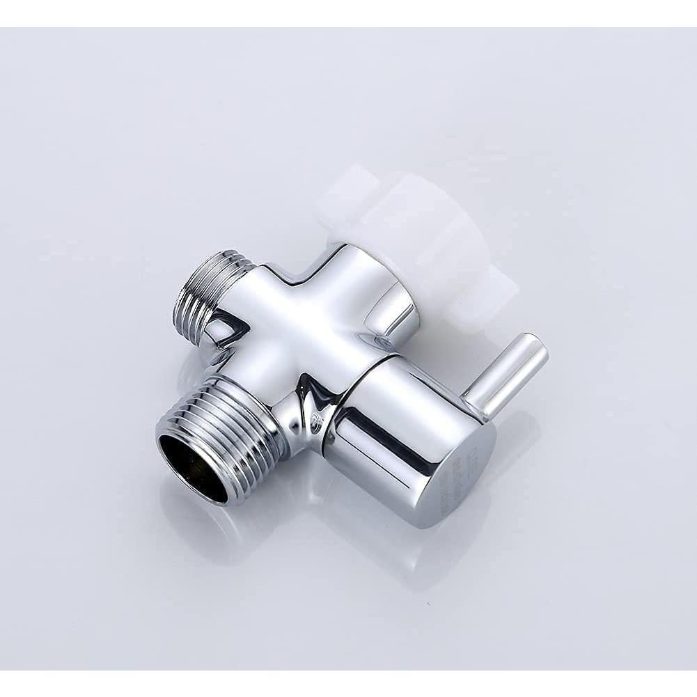 Adaptador en T de Latón Cromado Carvedexquisitely 22.2 mm