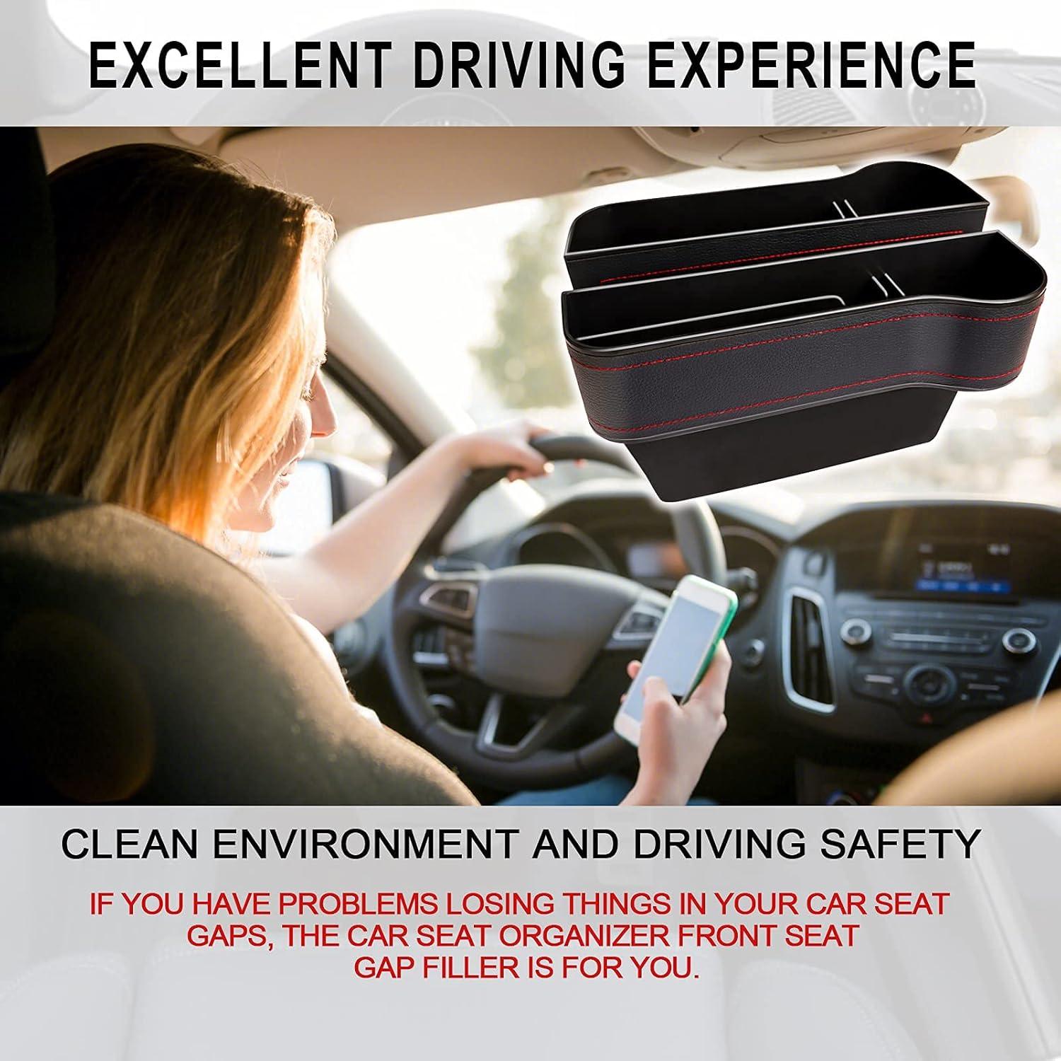 Organizador de Espacio entre Asientos de Coche Jiaji - 2 Piezas