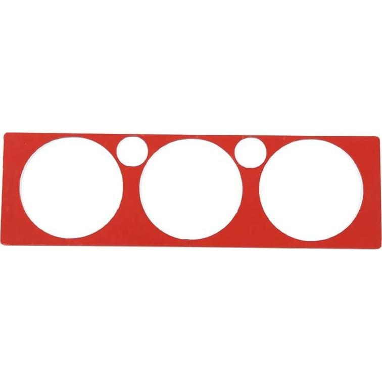 Panel de Trim de Aire Acondicionado TongSheng para Toyota Tacoma 2006-2015 - Fibra de Carbono Negra