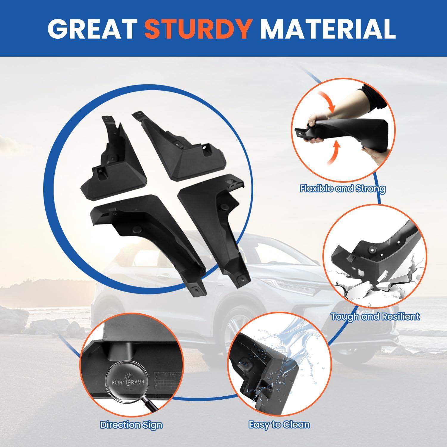 Guardabarros Salpicaduras Aceavy para Toyota RAV4 2019-2024