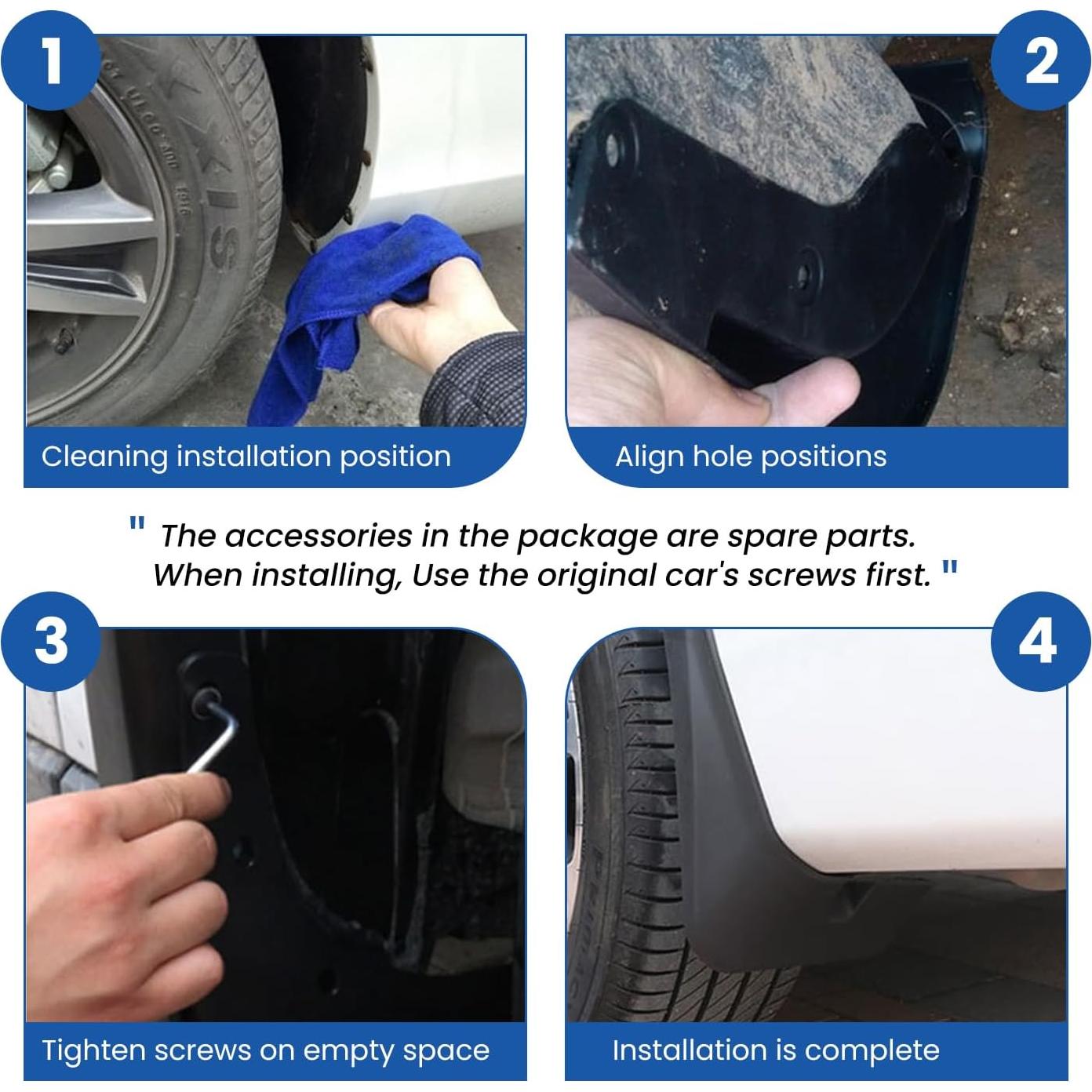 Guardabarros Salpicaduras Aceavy para Toyota RAV4 2019-2024