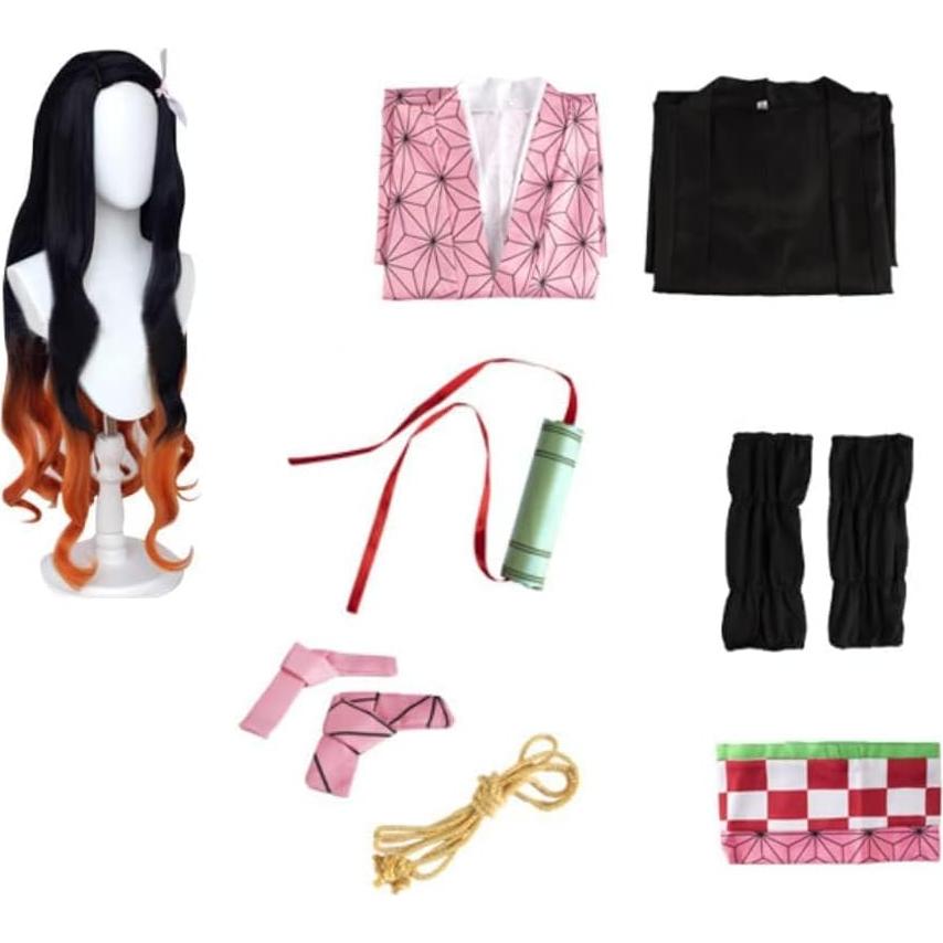 Disfraz de Cosplay de Anime Kimono Nezuko para Adultas
