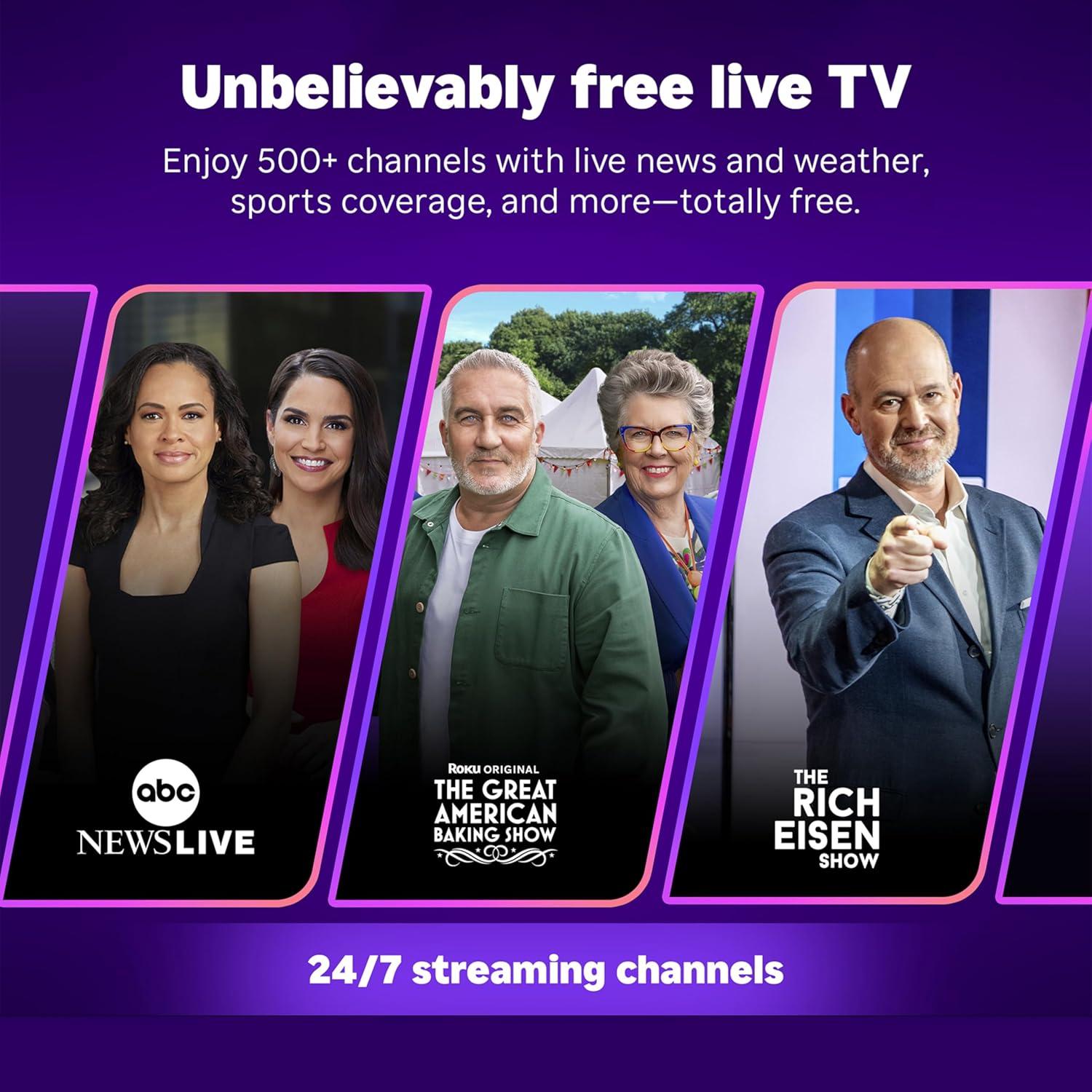 Roku Streaming Stick 4K - Dispositivo de Streaming con Dolby Vision