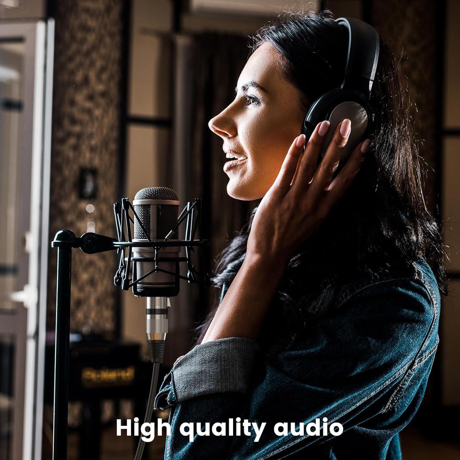 Cable XLR Balanceado MOSWAG 2M Profesional para Micrófono