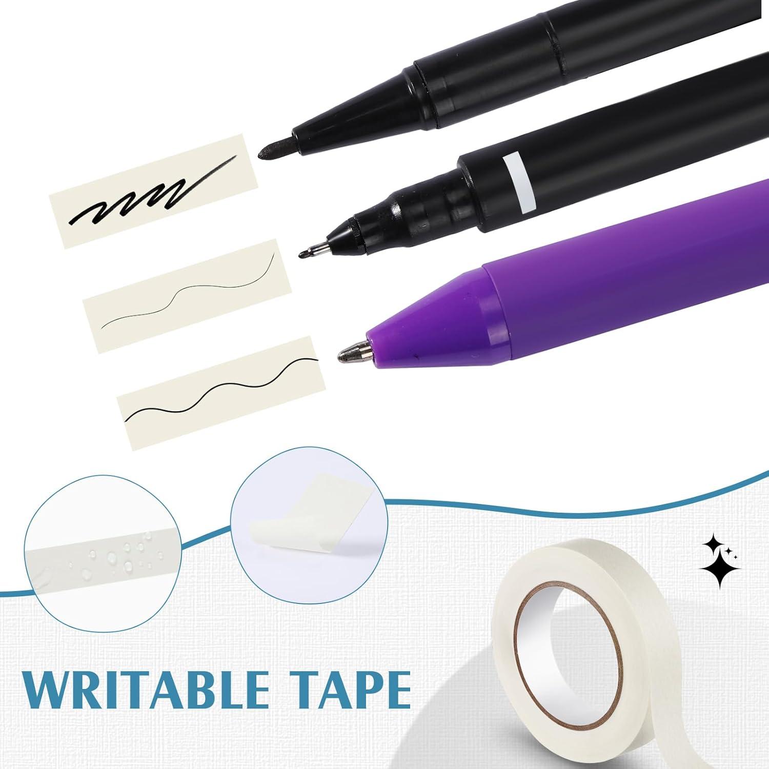 Cinta de Etiquetado Motipuns 2.5 cm x 50 m Blanca Removible