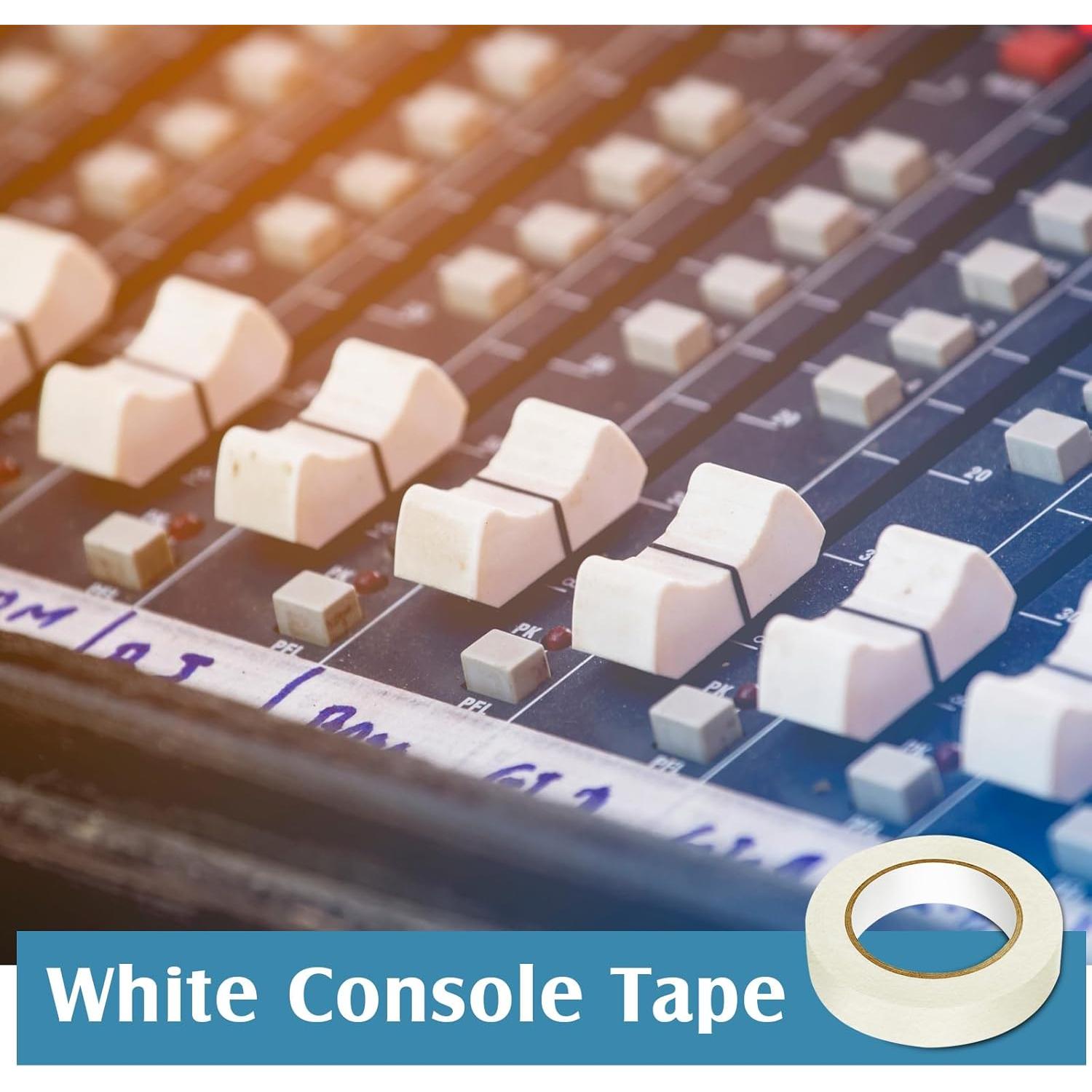 Cinta de Etiquetado Motipuns 2.5 cm x 50 m Blanca Removible