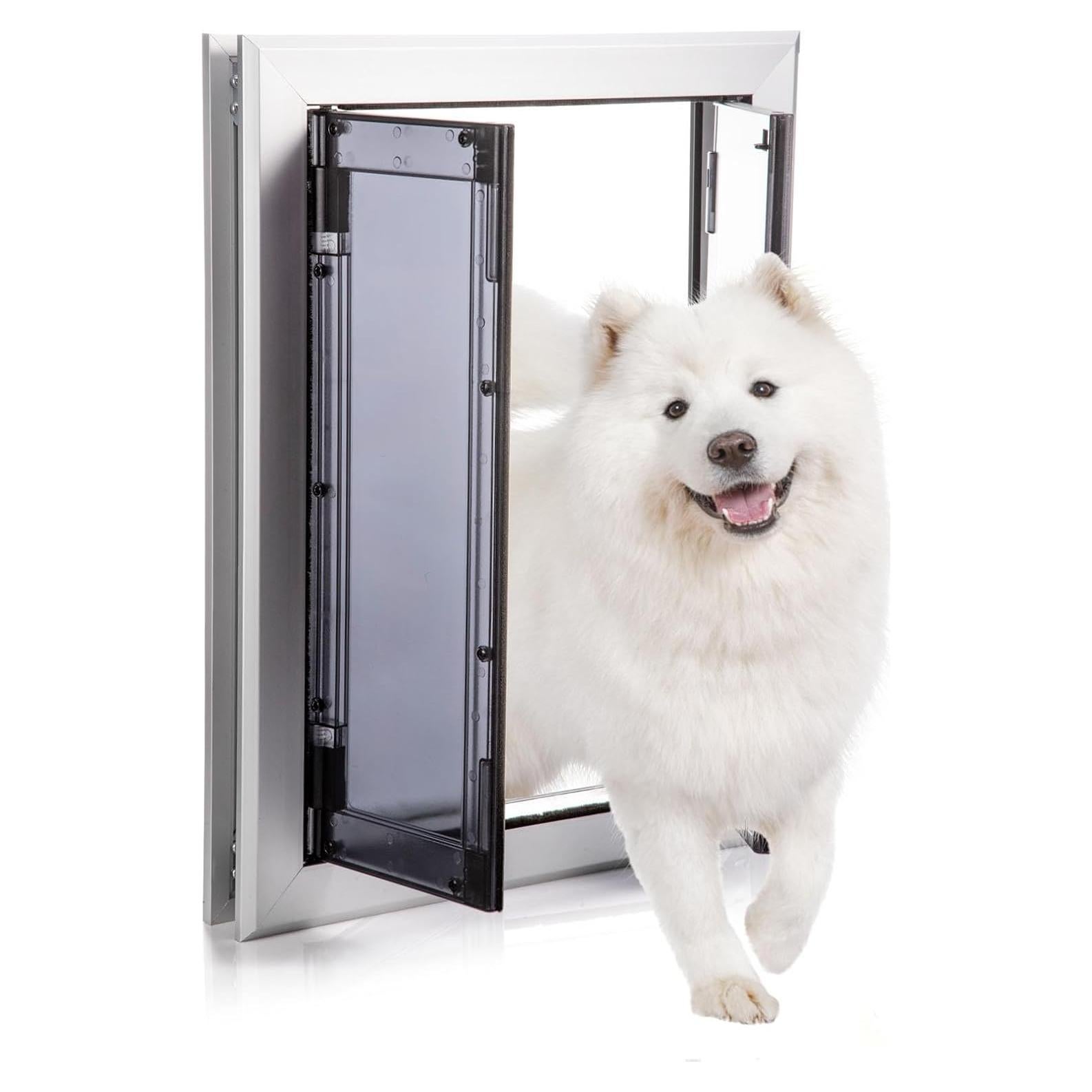 Puerta para Perros Grande Superpotential Aluminio Doble