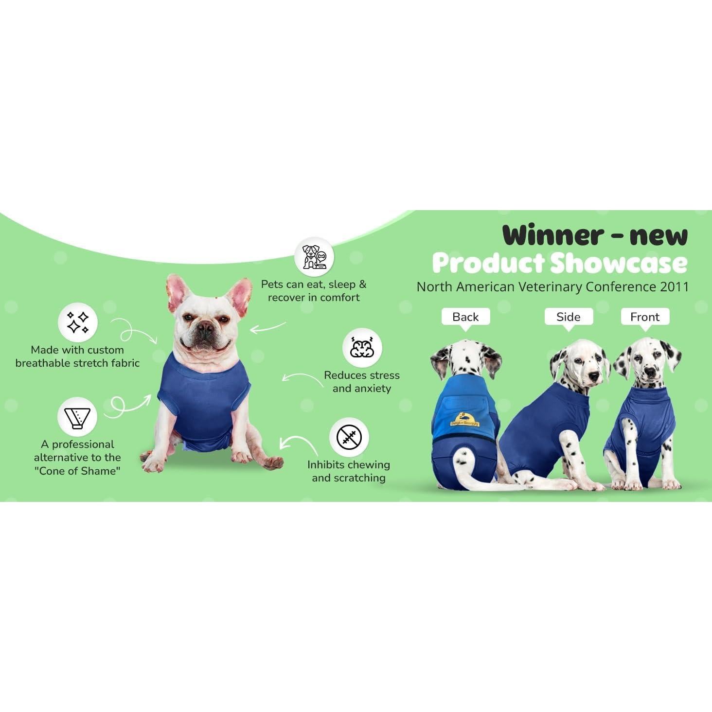 Traje de Recuperación Quirúrgica para Perros Surgi Snuggly 2XL-S