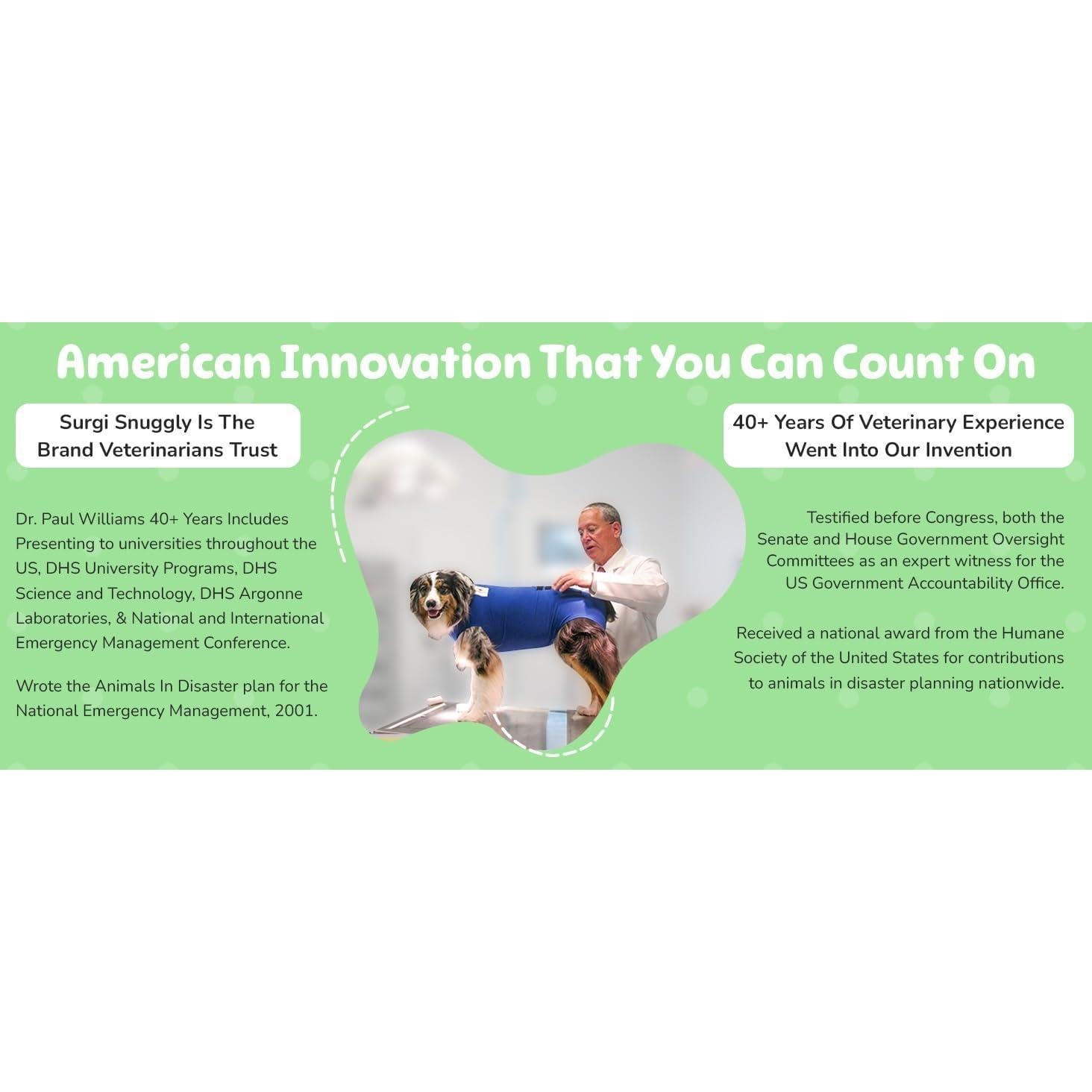 Traje de Recuperación Quirúrgica para Perros Surgi Snuggly 2XL-S