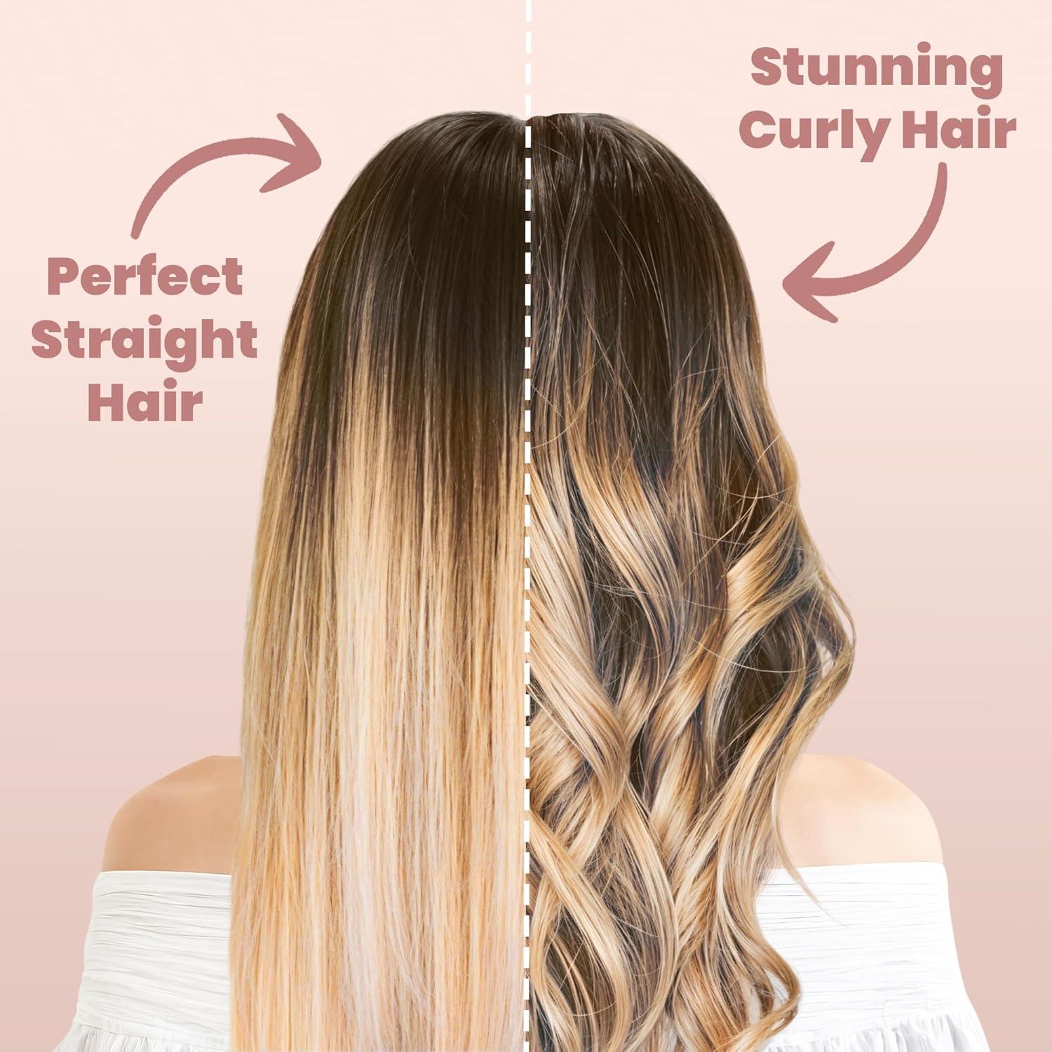 Cepillo Térmico Ondulado VISOFO 3,81 cm Cerámica Oro Rosa