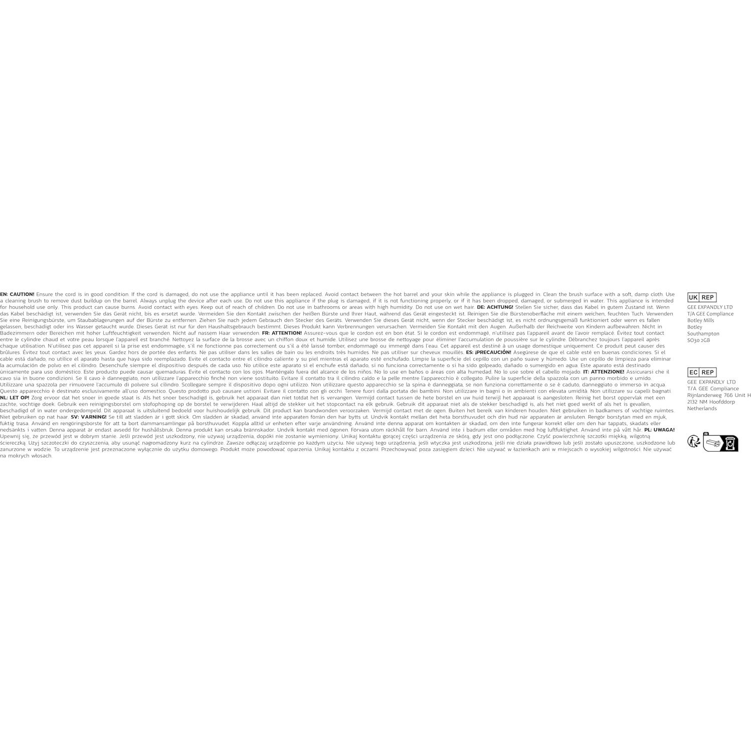 Cepillo Térmico Ondulado VISOFO 3,81 cm Cerámica Oro Rosa