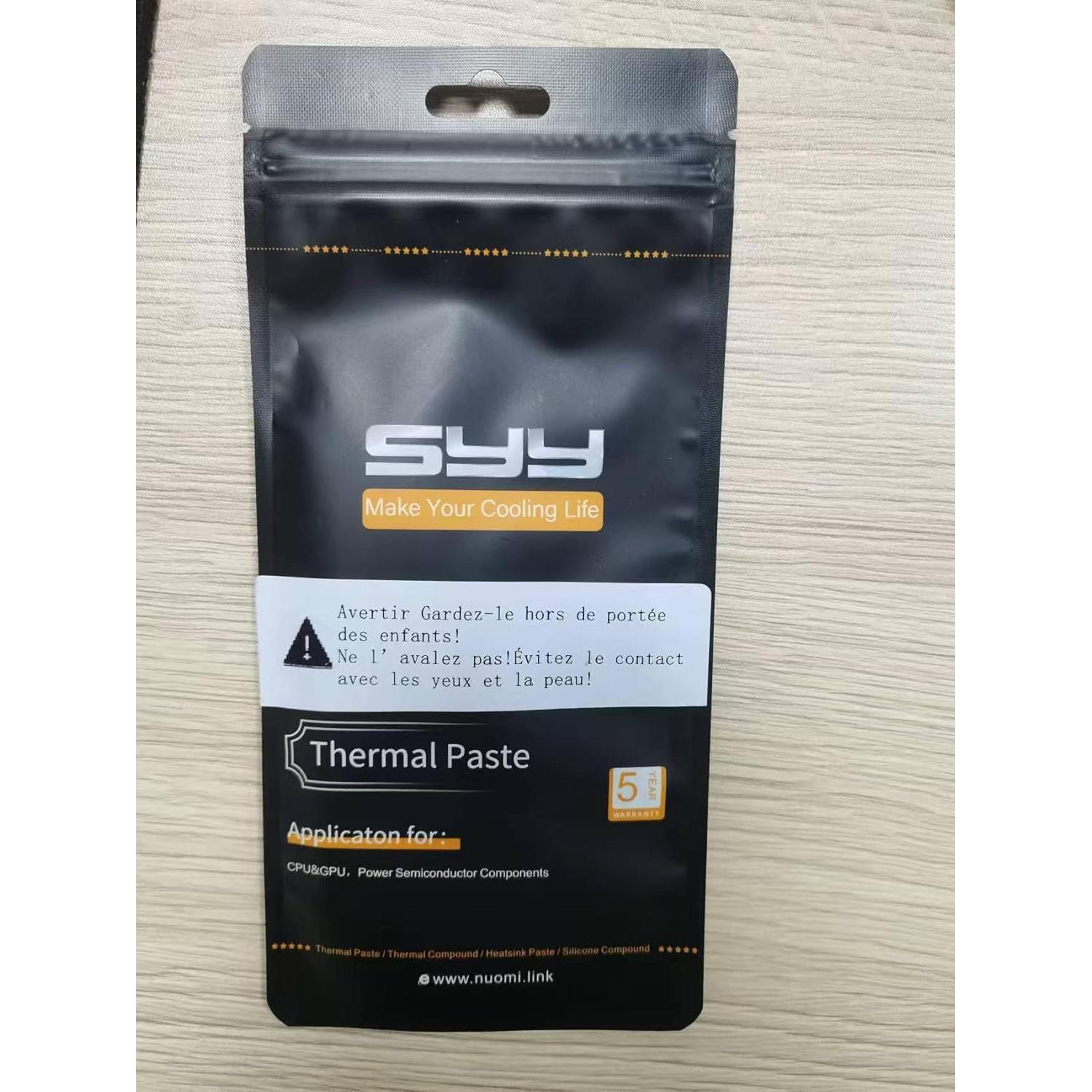 Pasta Térmica SYY-157 3g para CPU y GPU, Alta Conductividad