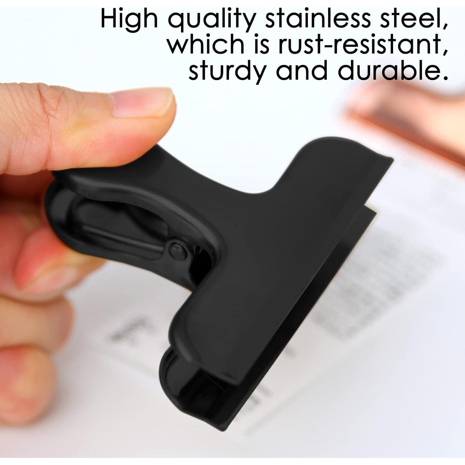 Juego de 8 Clips de Bolsa SourceTon Acero Inoxidable 7.62 cm