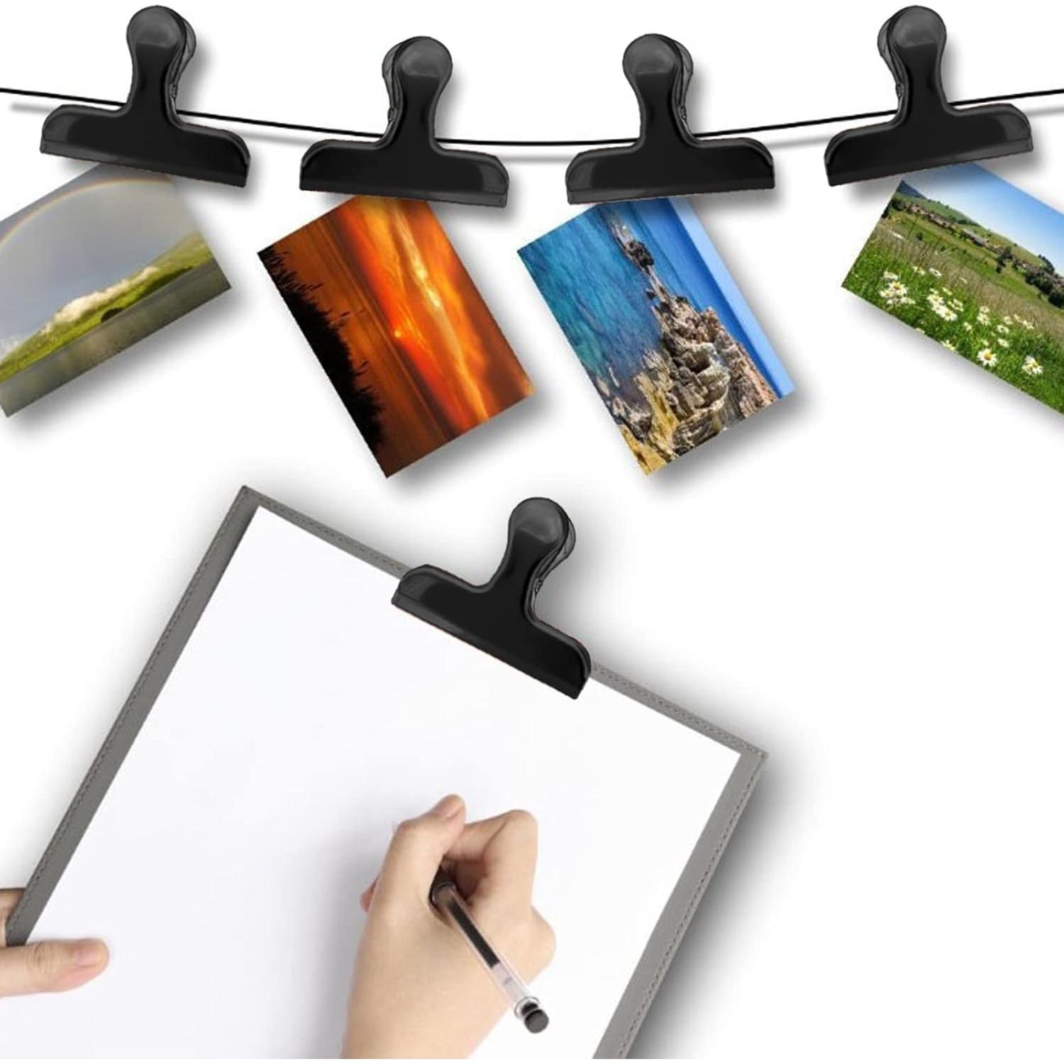 Juego de 8 Clips de Bolsa SourceTon Acero Inoxidable 7.62 cm