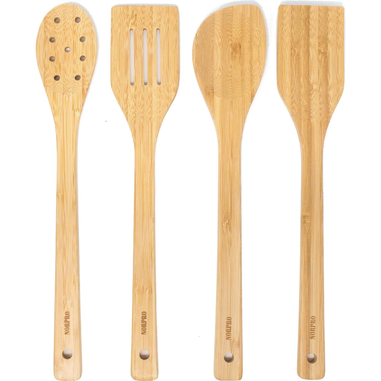 Cuchara Punta de Bambú Norpro 30.48 cm Ecológica