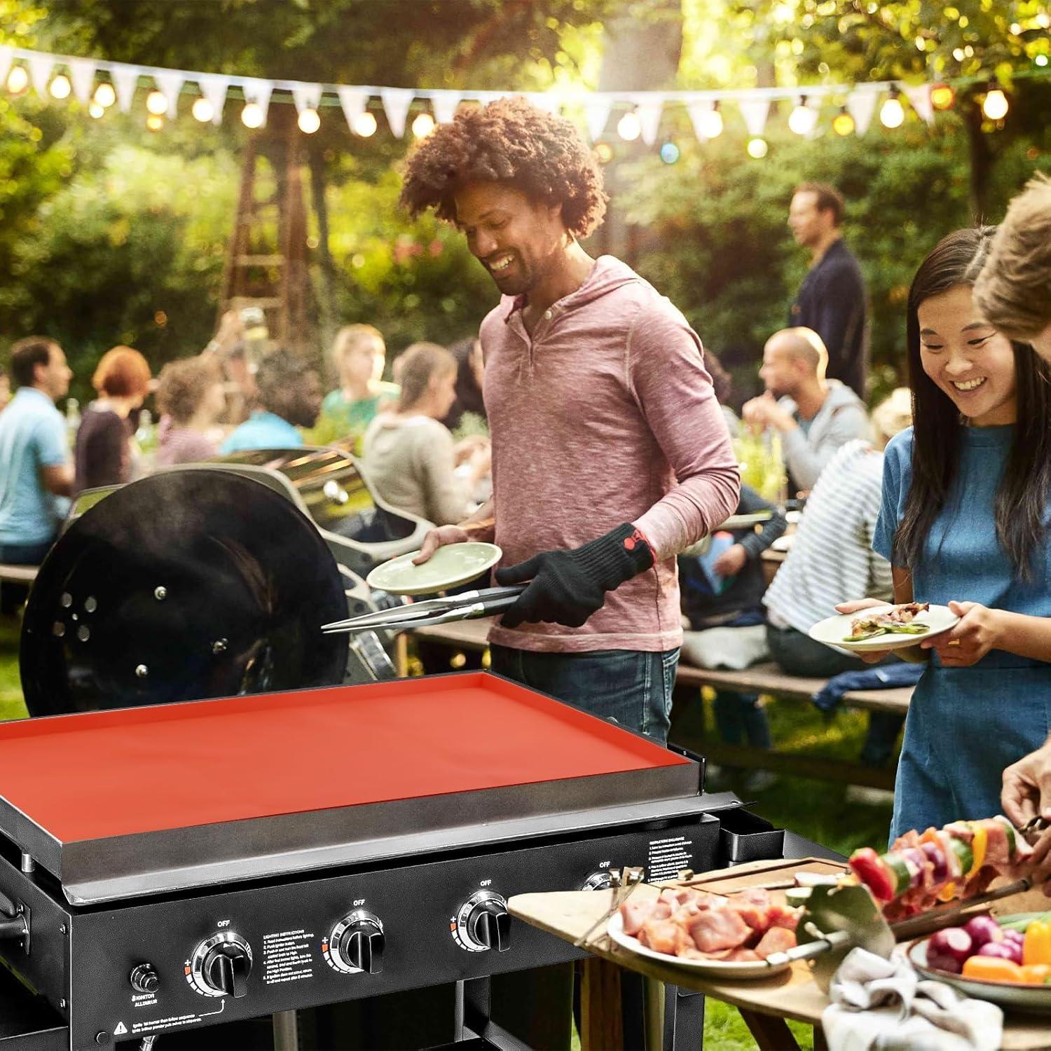 Cubierta Protectora de Silicona VOGHJA para Plancha 43 cm Naranja