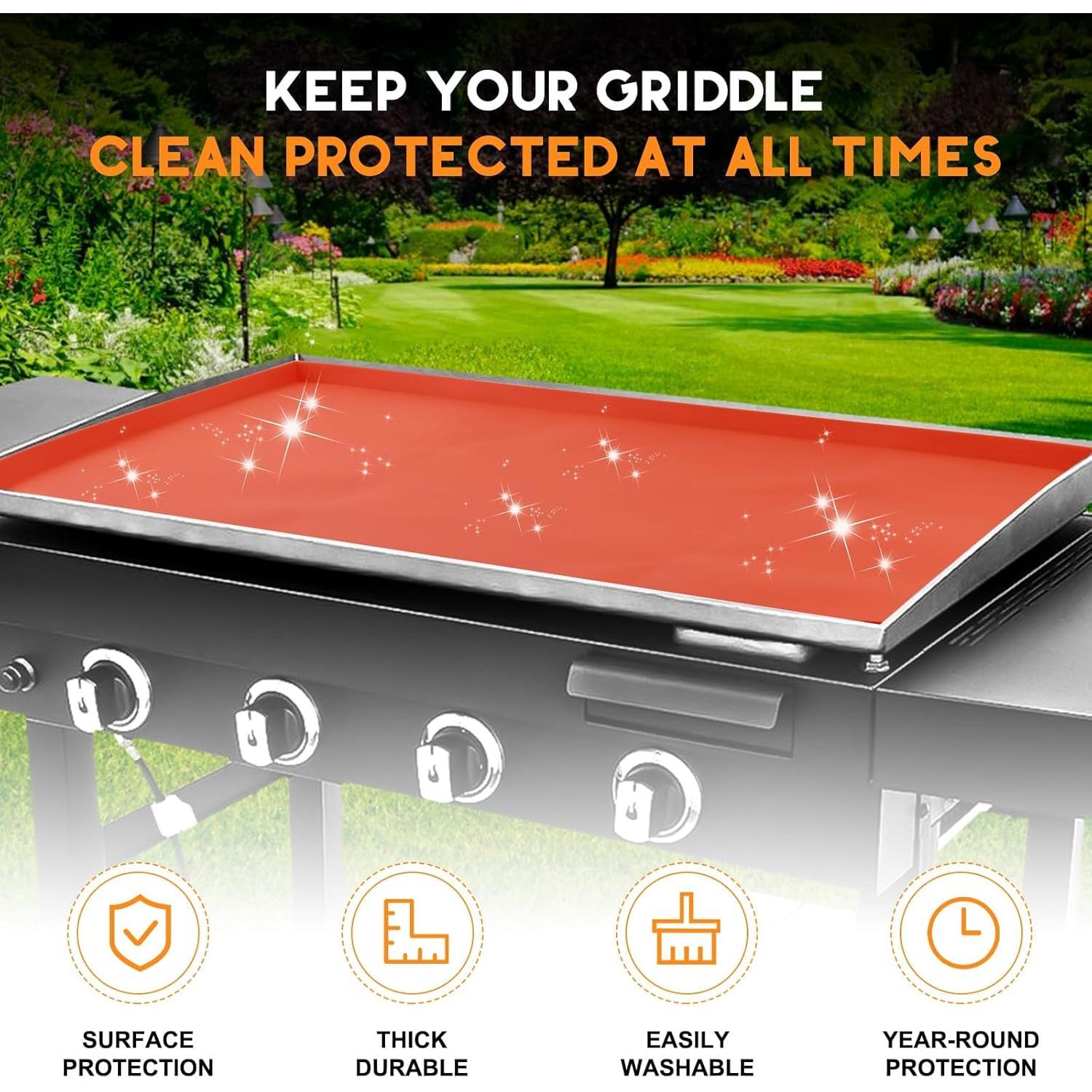 Cubierta Protectora de Silicona VOGHJA para Plancha 43 cm Naranja