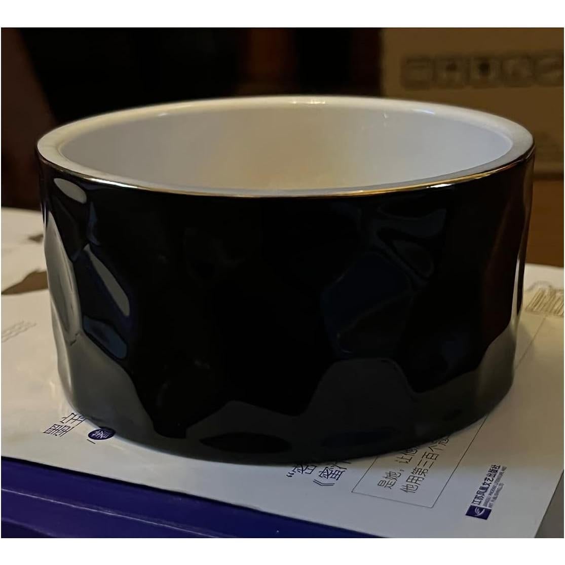 Soporte para Clips de Papel Aewill Cerámica Negro 8.89cm