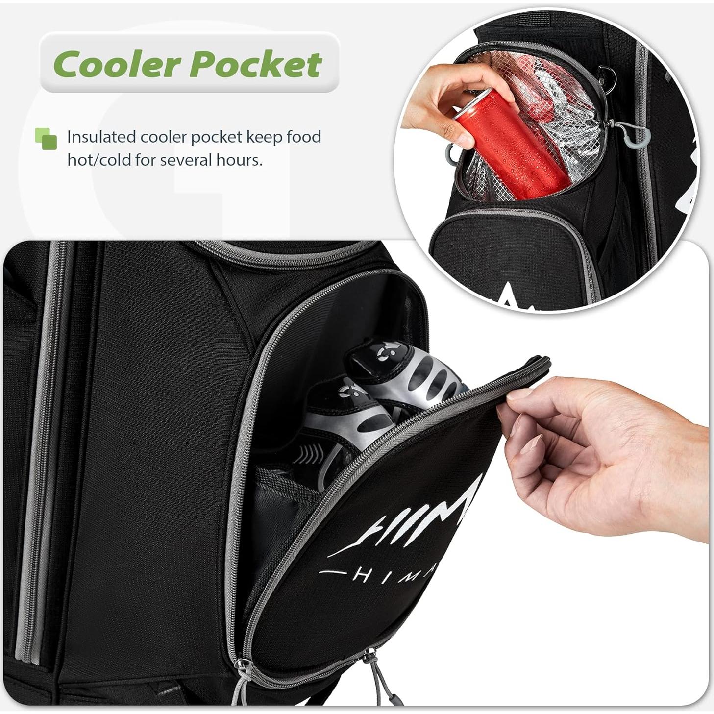 Bolsa de Golf GoHimal con Soporte 14 Vías Ligera y Duradera