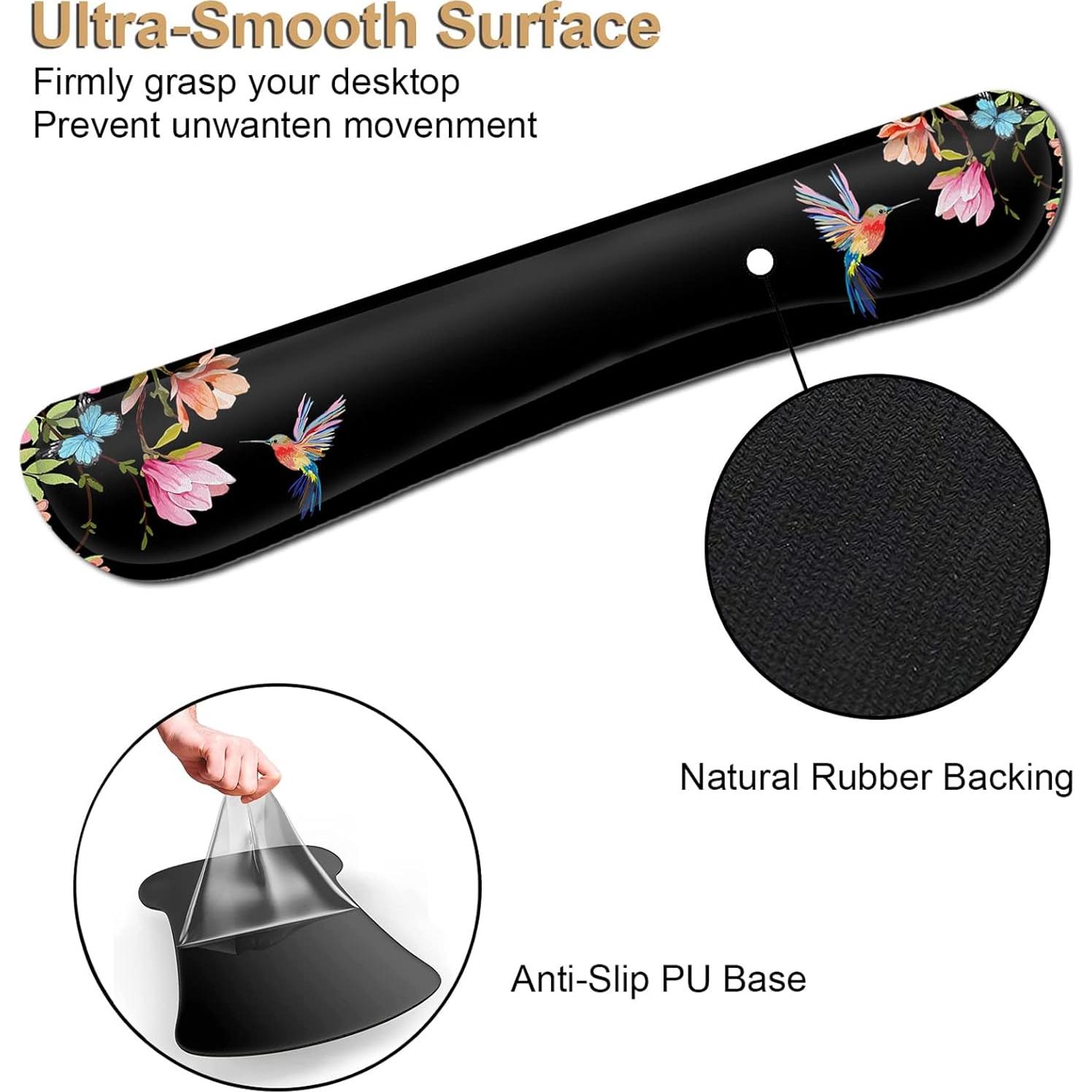 Alfombrilla de Ratón Ergonómica FDHHKJUKO con Soporte de Muñeca