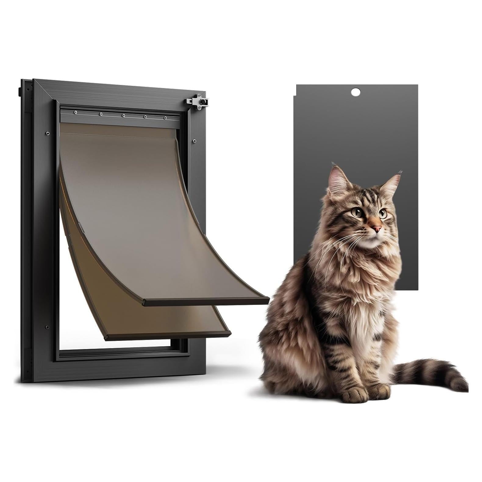 Puerta para Gatos VOSOIR Aluminio Pequeña 10.5x6.8cm