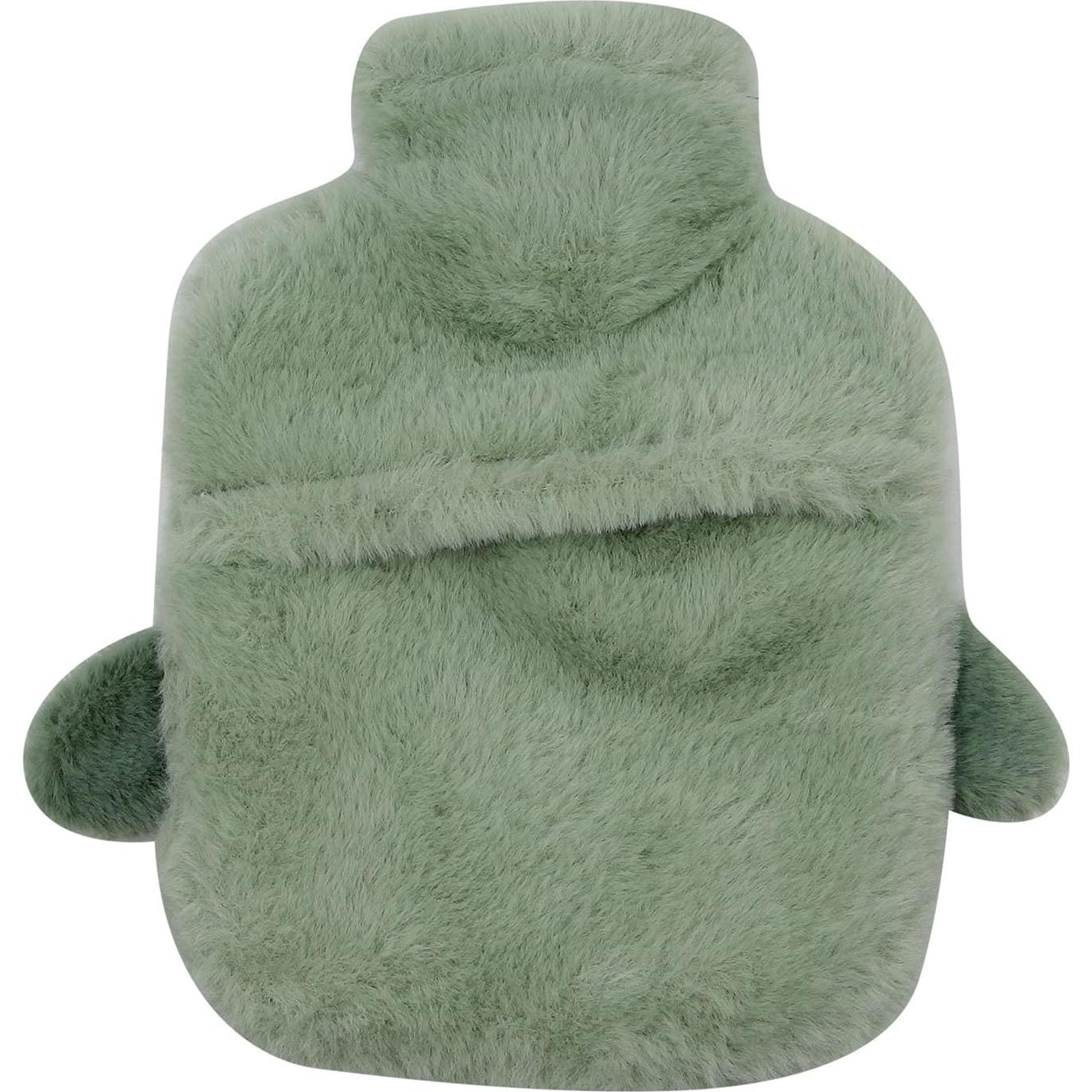 Botella de Agua Caliente MOSSTYYUS Dinosaurio 400 ML con Funda