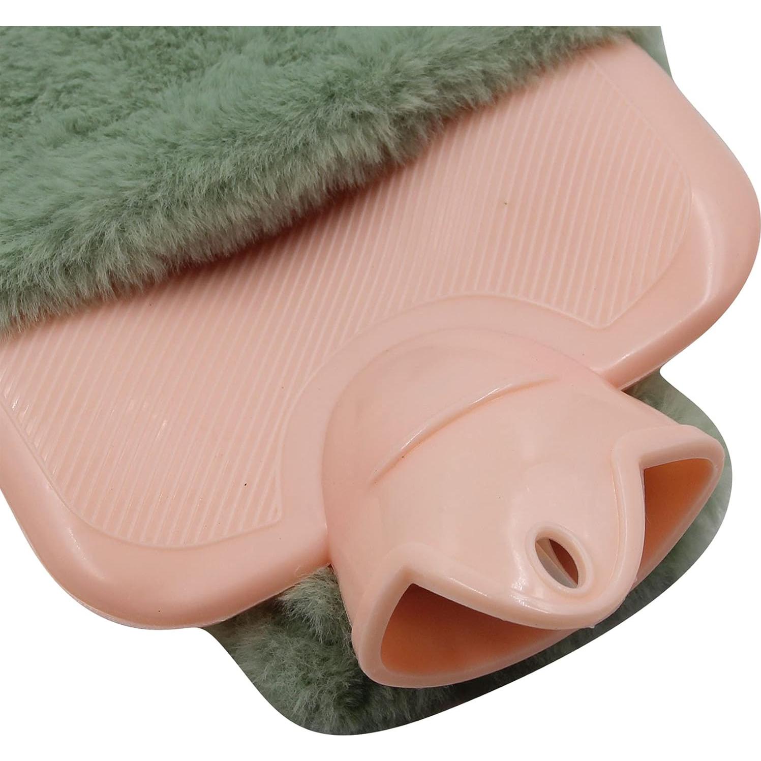 Botella de Agua Caliente MOSSTYYUS Dinosaurio 400 ML con Funda