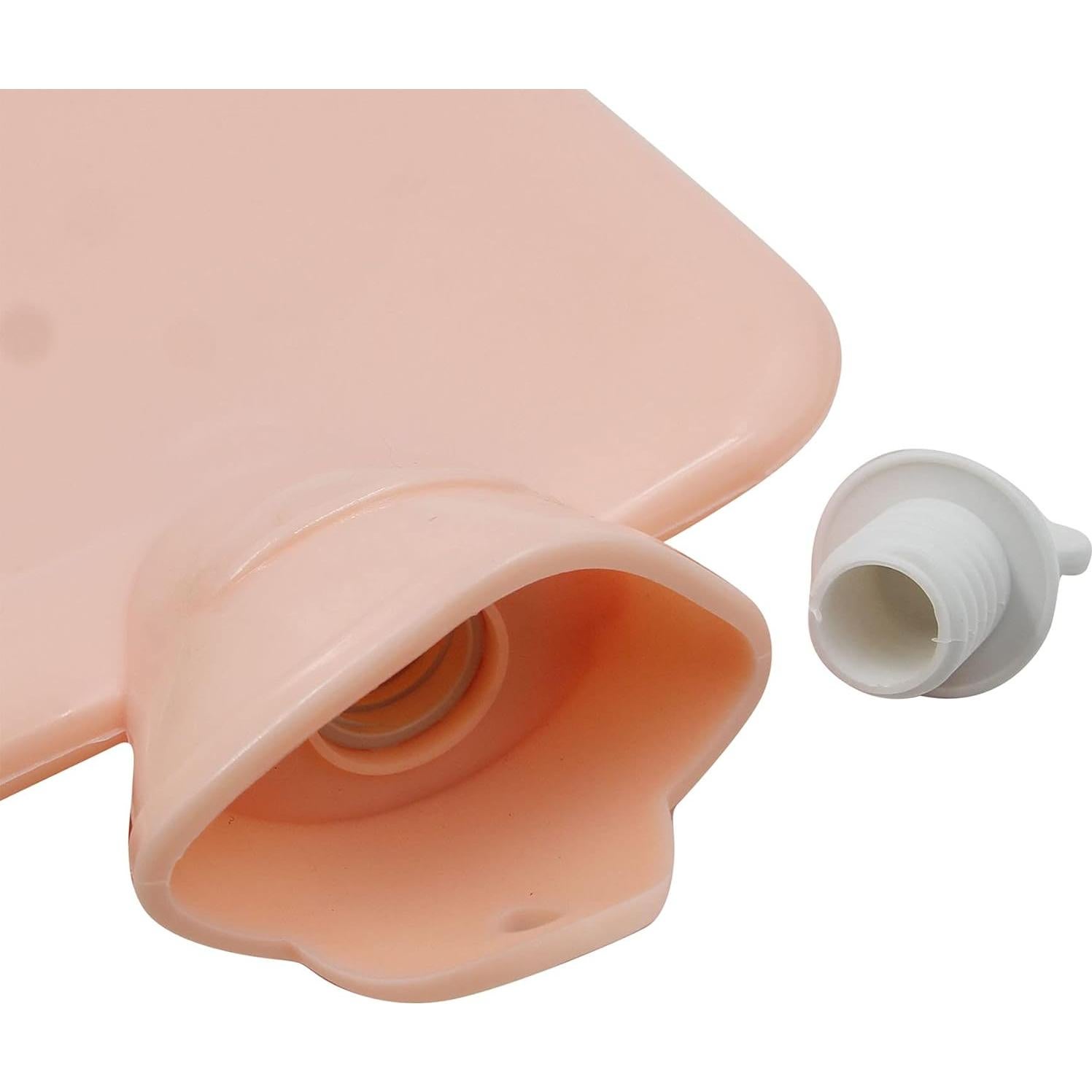 Botella de Agua Caliente MOSSTYYUS Dinosaurio 400 ML con Funda