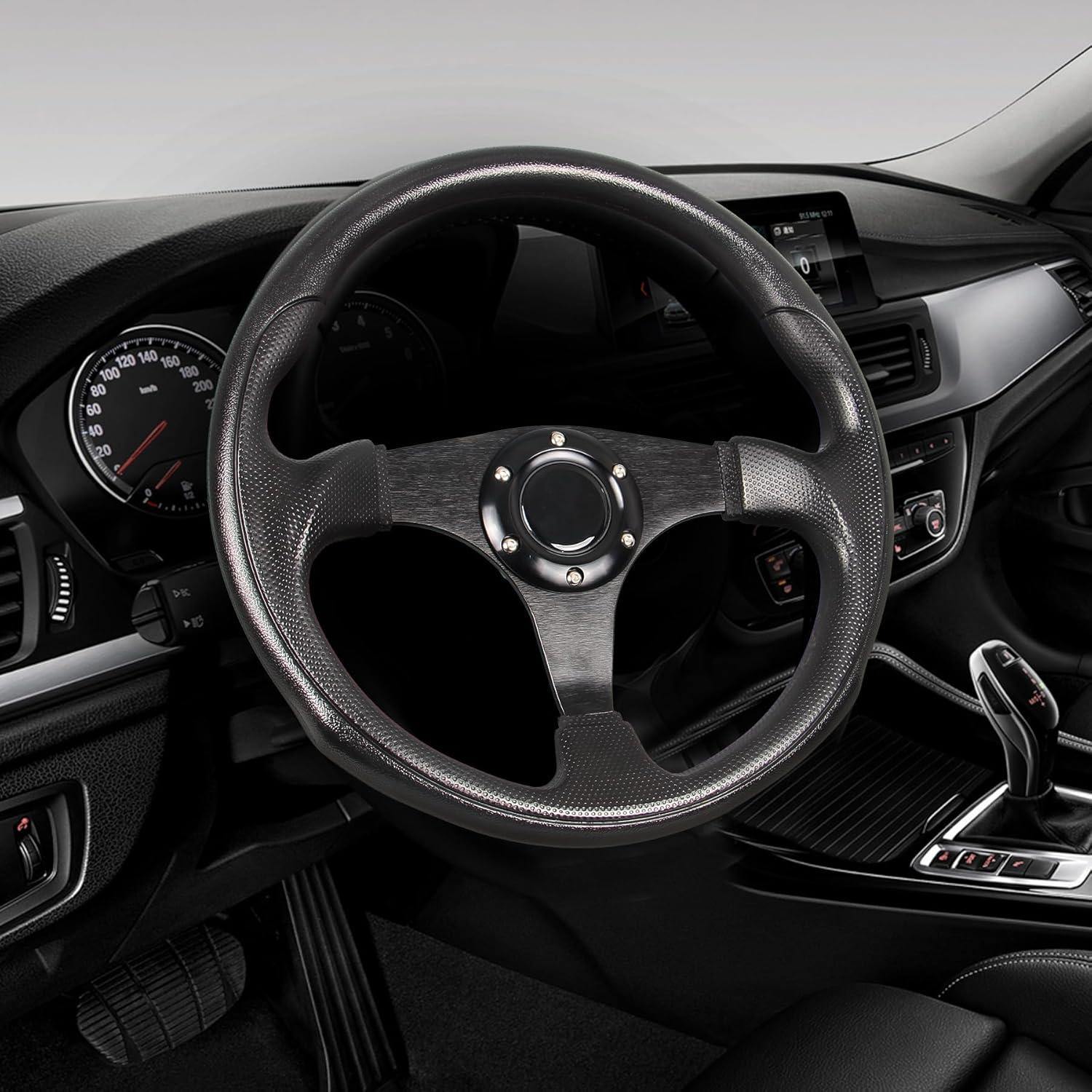 Volante de Carreras Spaorcco 35cm Universal de Cuero PU